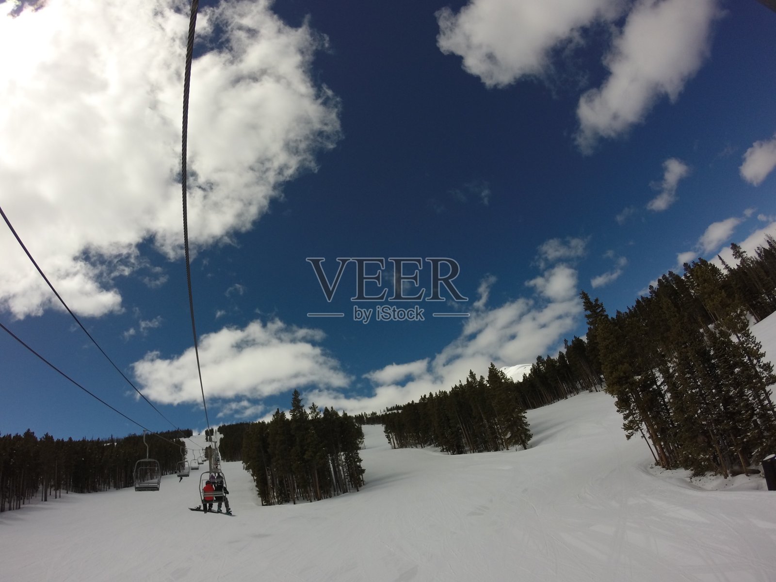 。布莱金瑞奇科罗拉多滑雪照片摄影图片