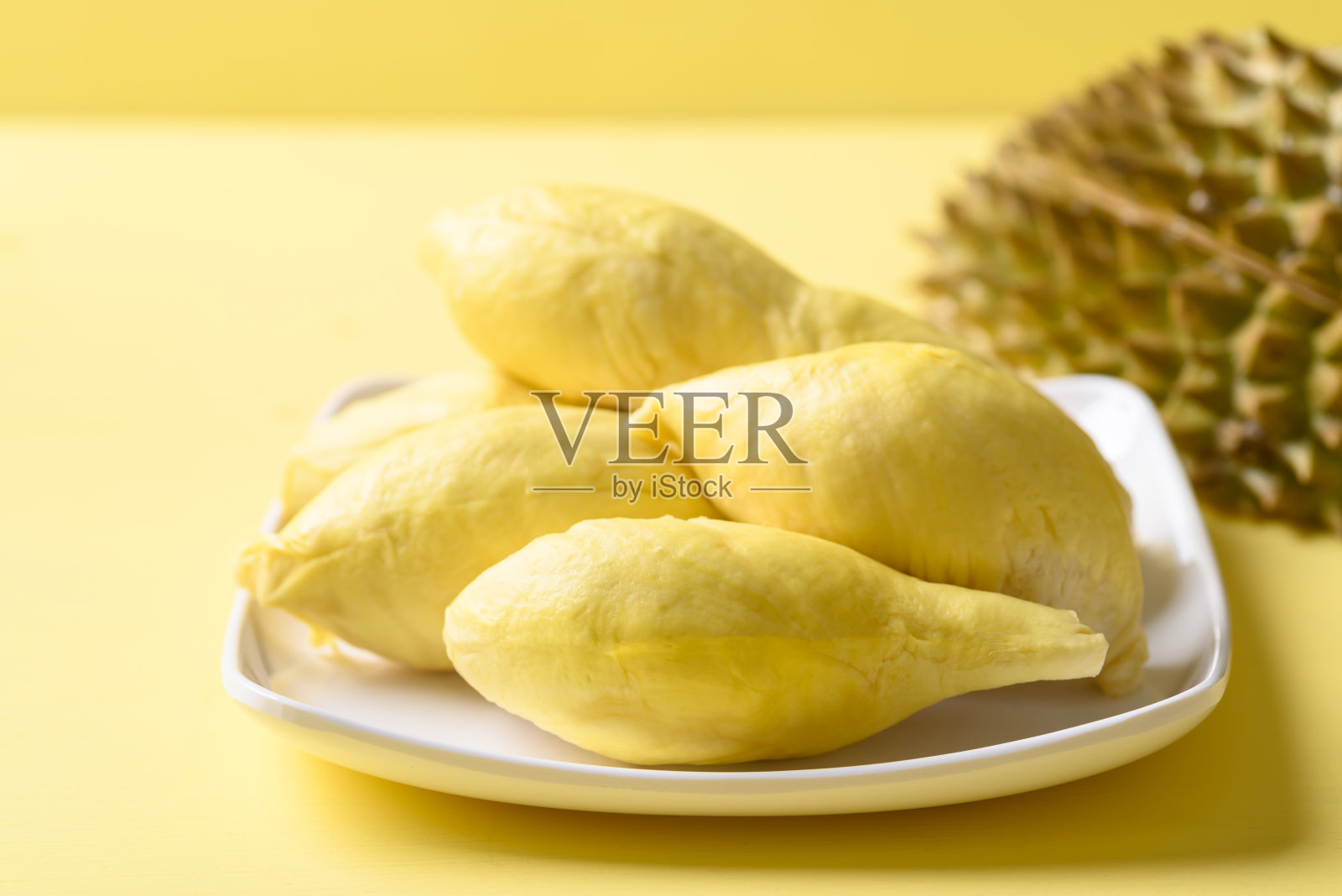 成熟的泰国榴莲(月ong)照片摄影图片