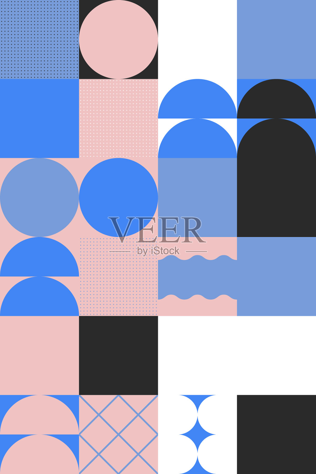 孟菲斯抽象设计模式插画图片素材