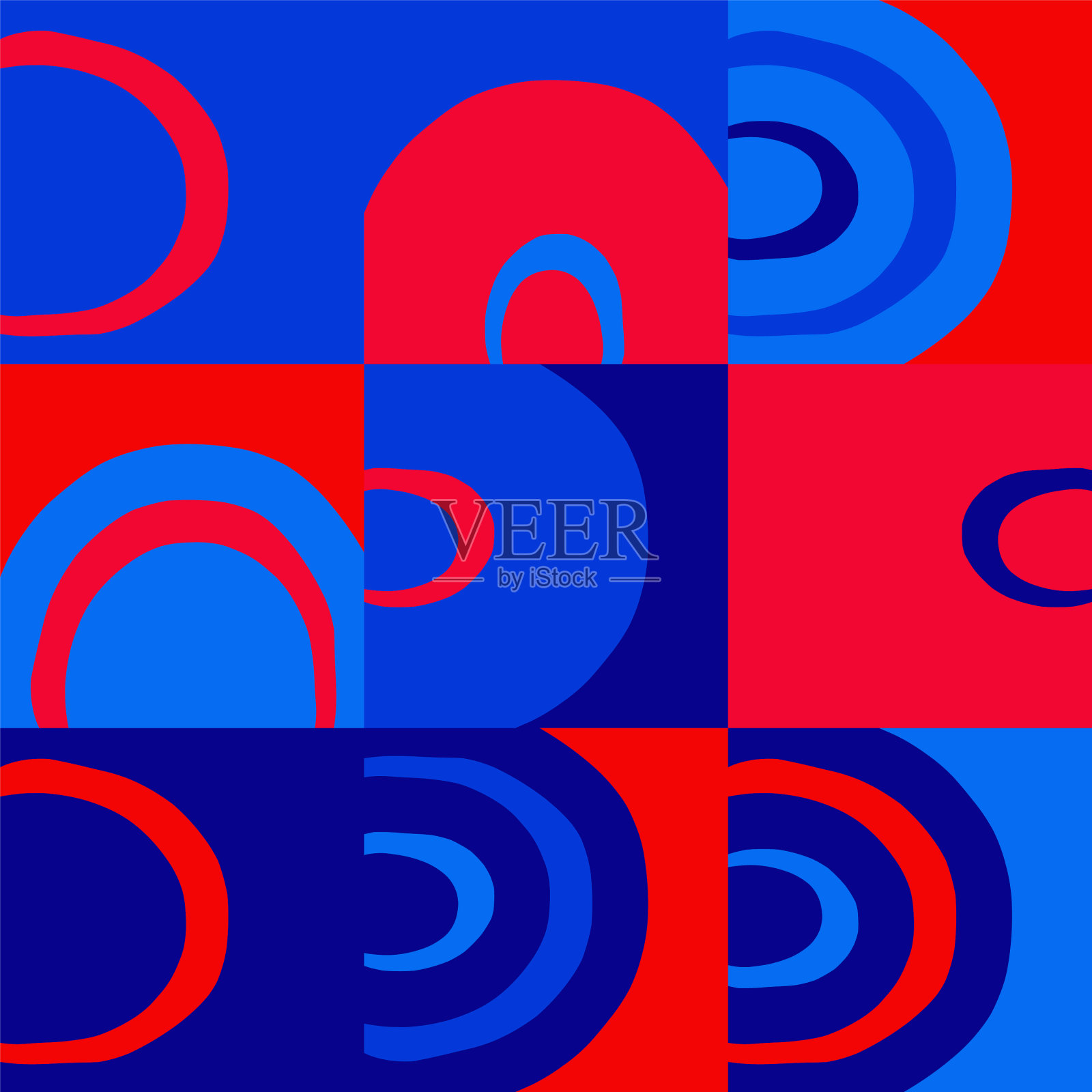 手绘抽象图案设计插画图片素材