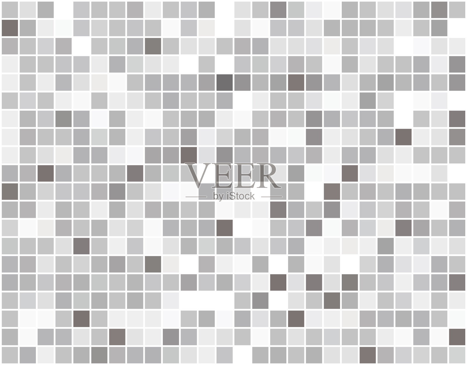 向量背景插图与随机配色方案。插画图片素材