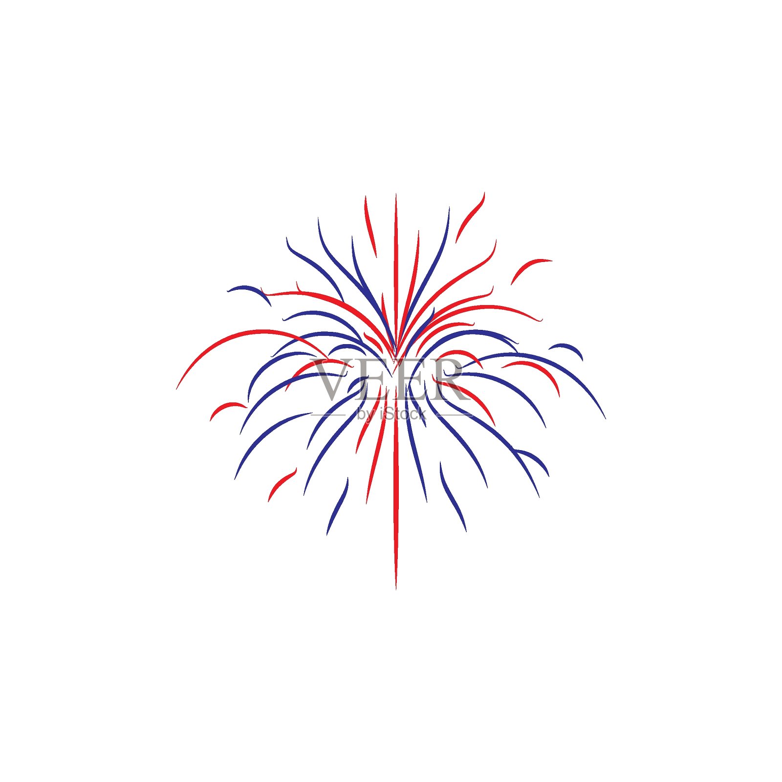 烟花插图设计插画图片素材