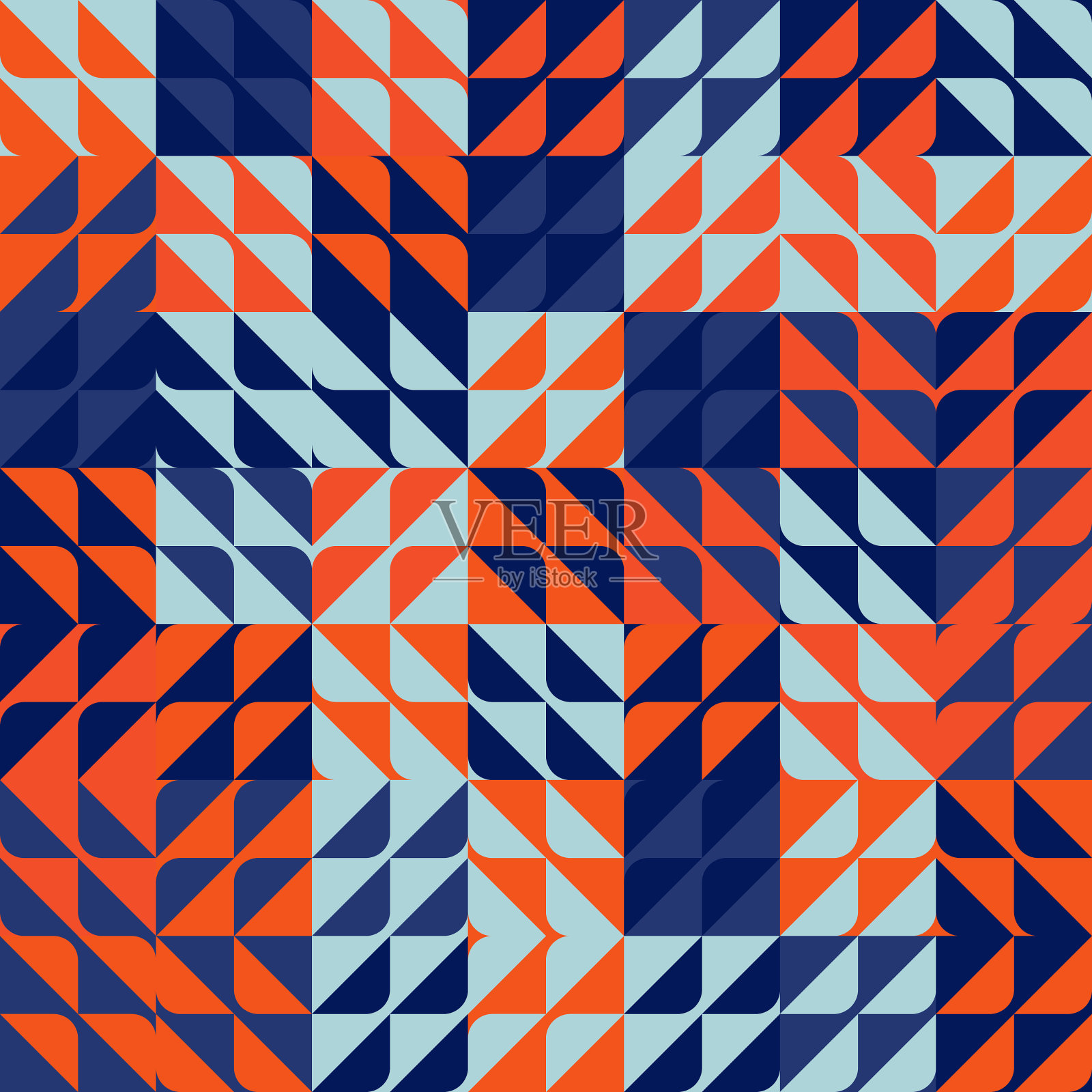 暖色圆形图案设计插画图片素材