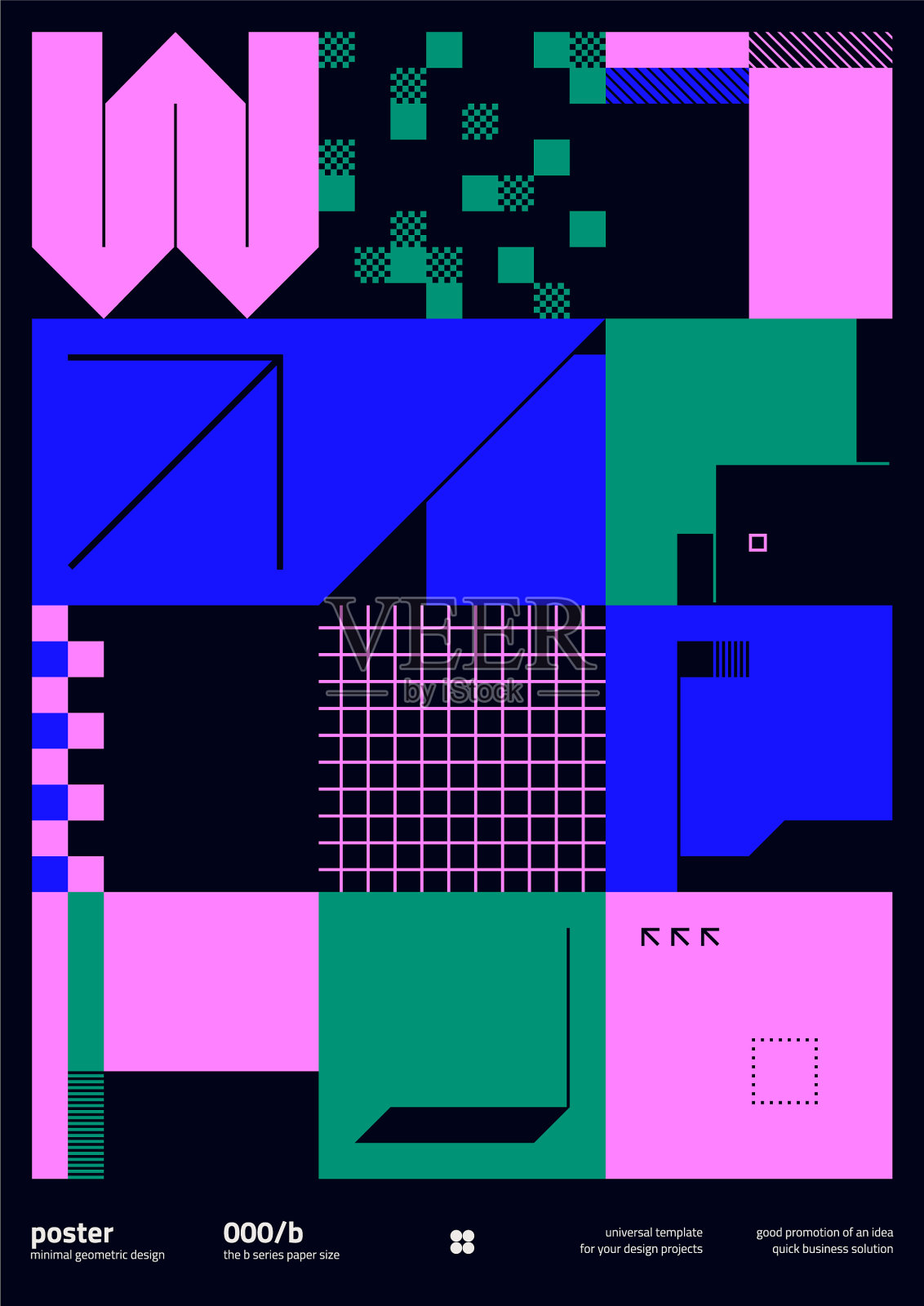 野兽派设计封面模型插画图片素材