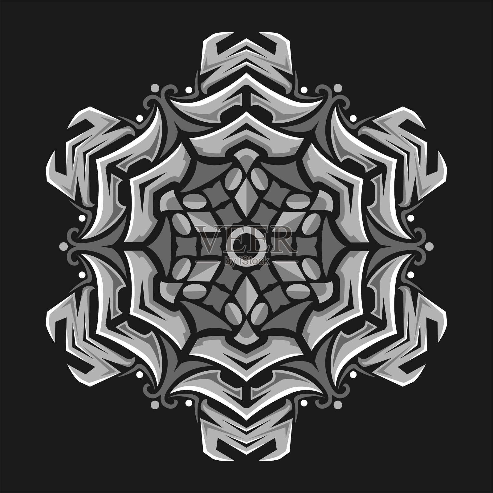 曼陀罗艺术插画图片素材