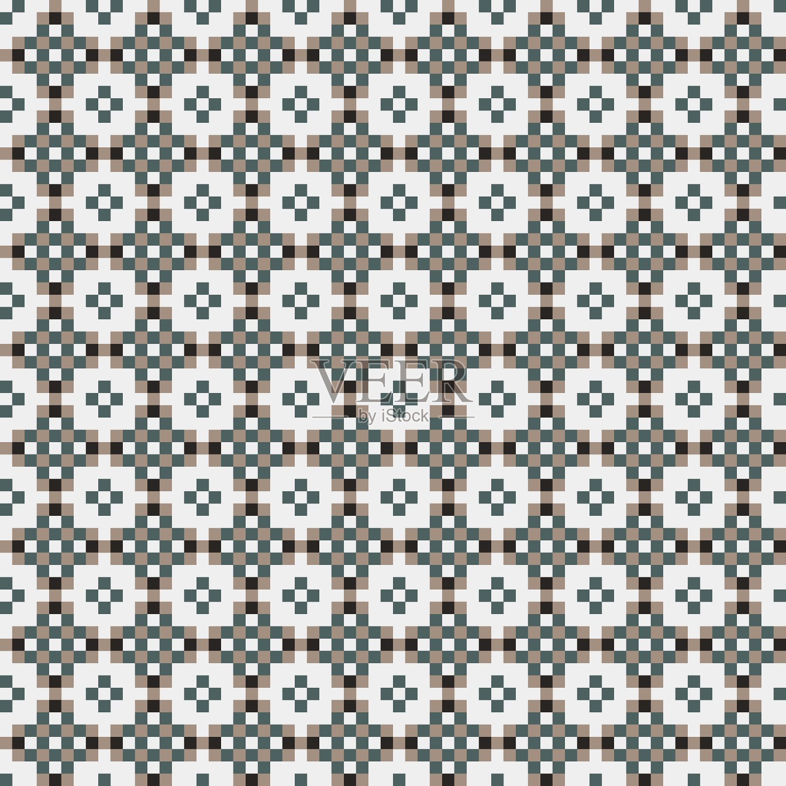 抽象交叉图案点生成计算艺术插图插画图片素材