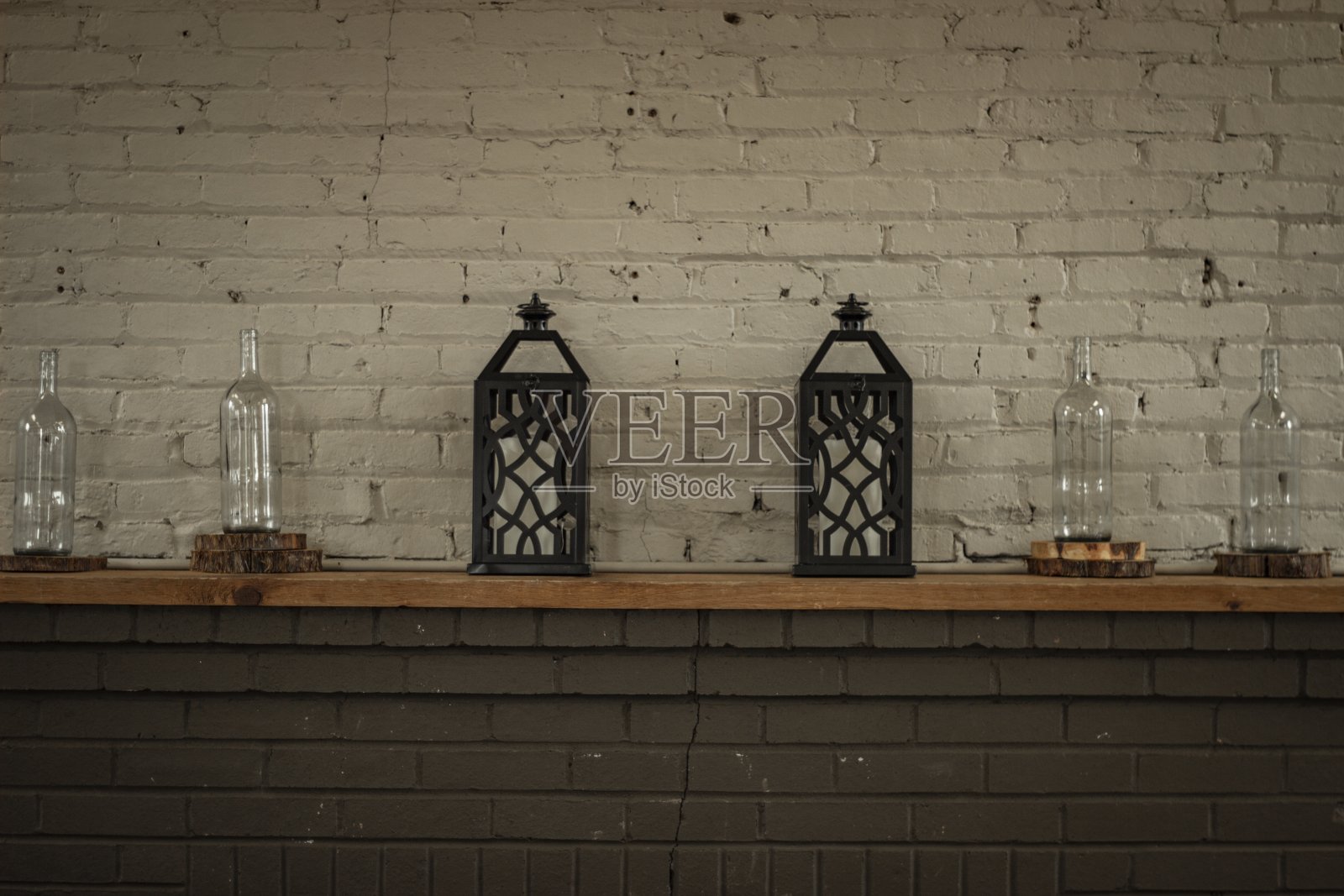 砖墙曼特尔照片摄影图片