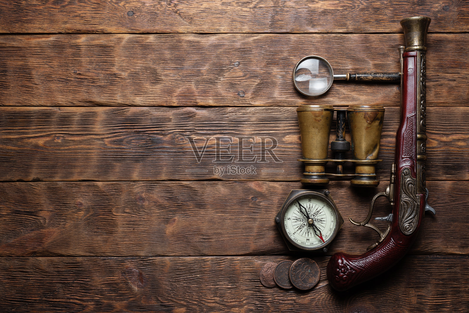 海盗。照片摄影图片