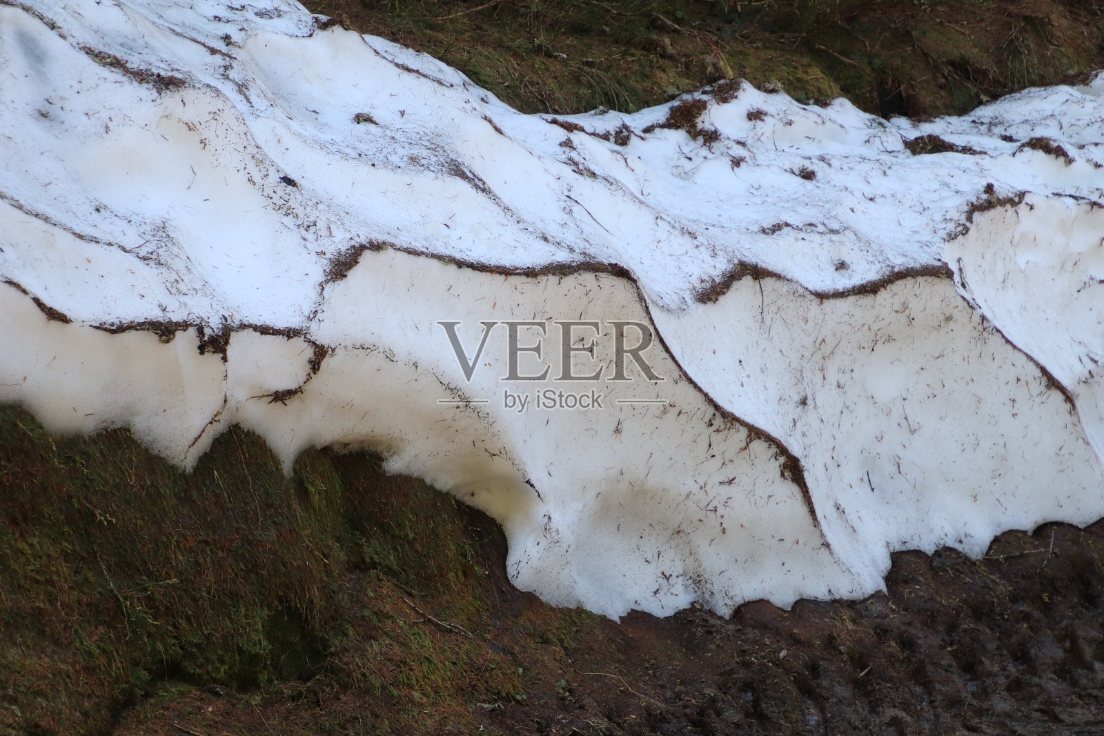 融化的雪照片摄影图片