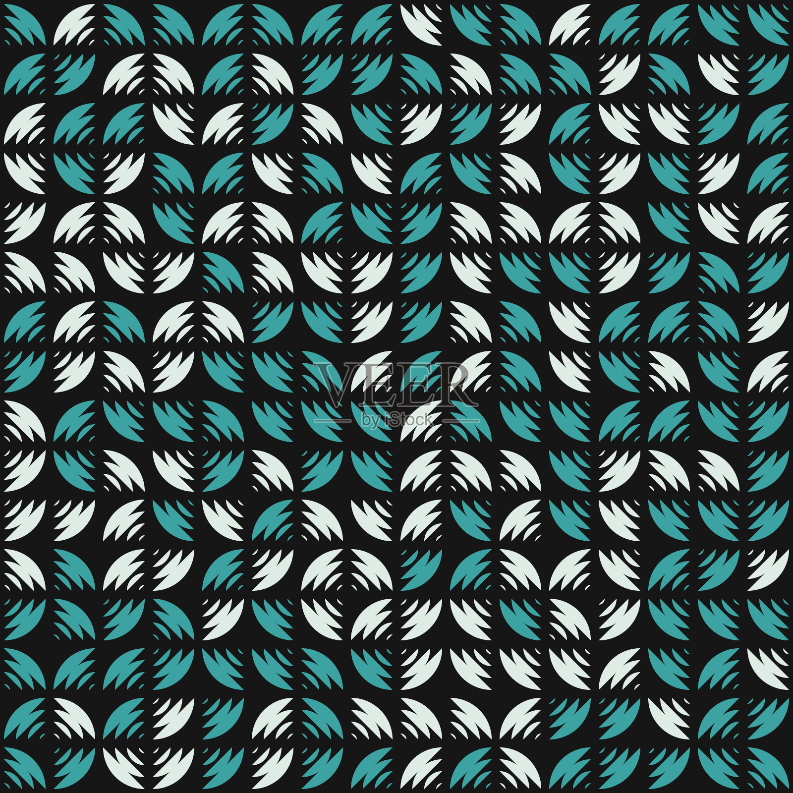 抽象几何图形生成计算艺术插图插画图片素材