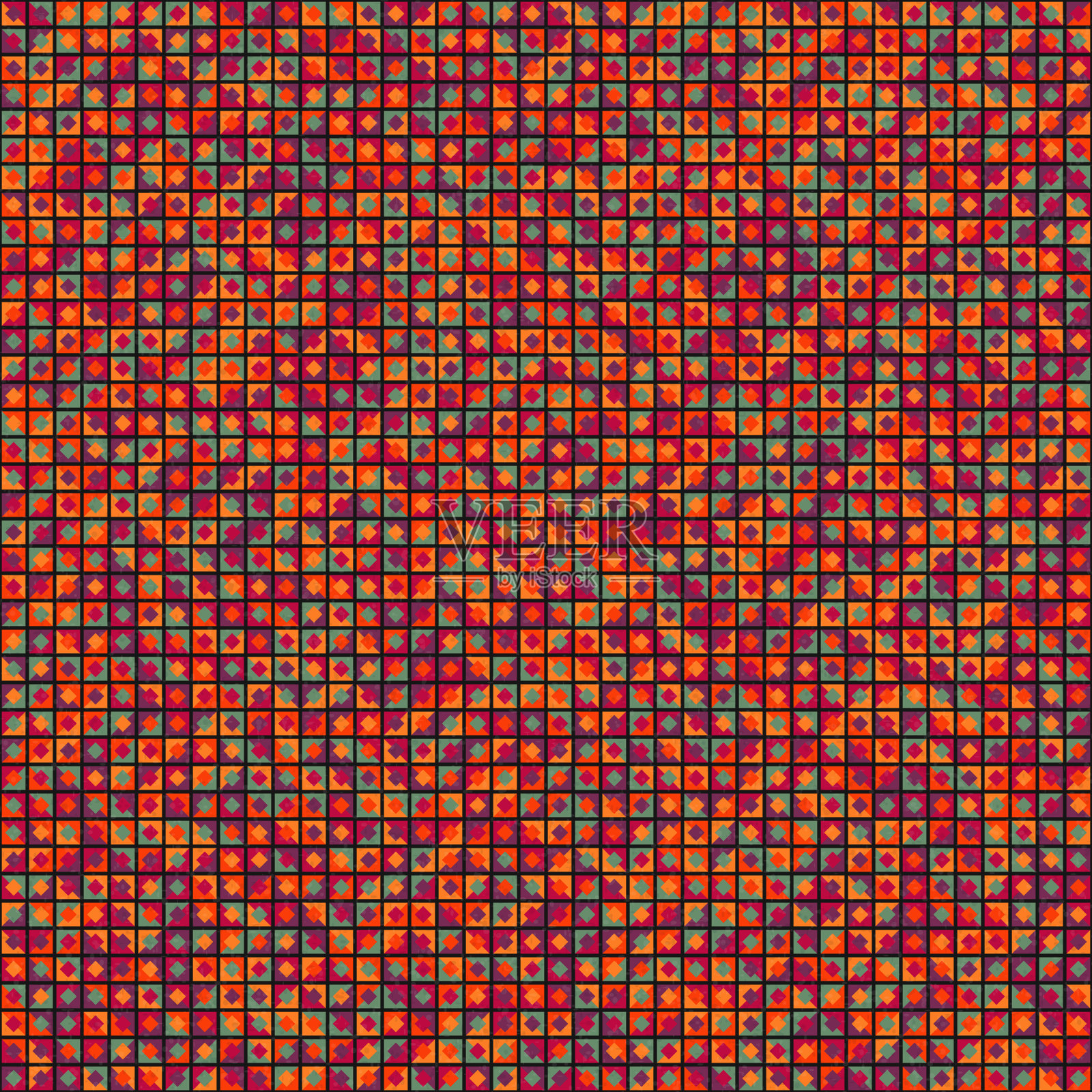 抽象几何图形生成计算艺术插图插画图片素材