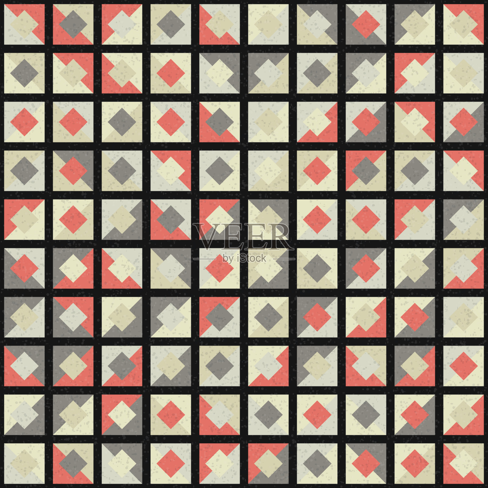 抽象几何图案生成计算艺术插图插画图片素材