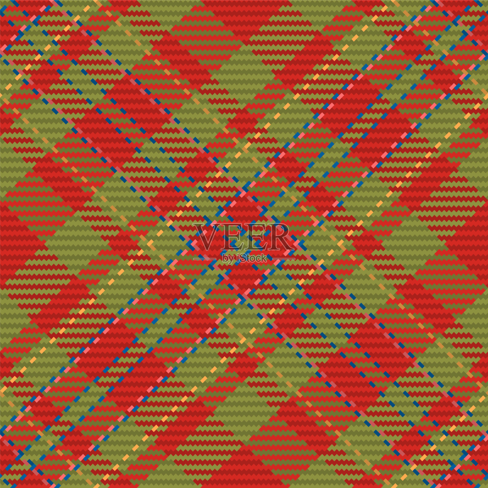 无缝图案苏格兰格子呢格子插画图片素材