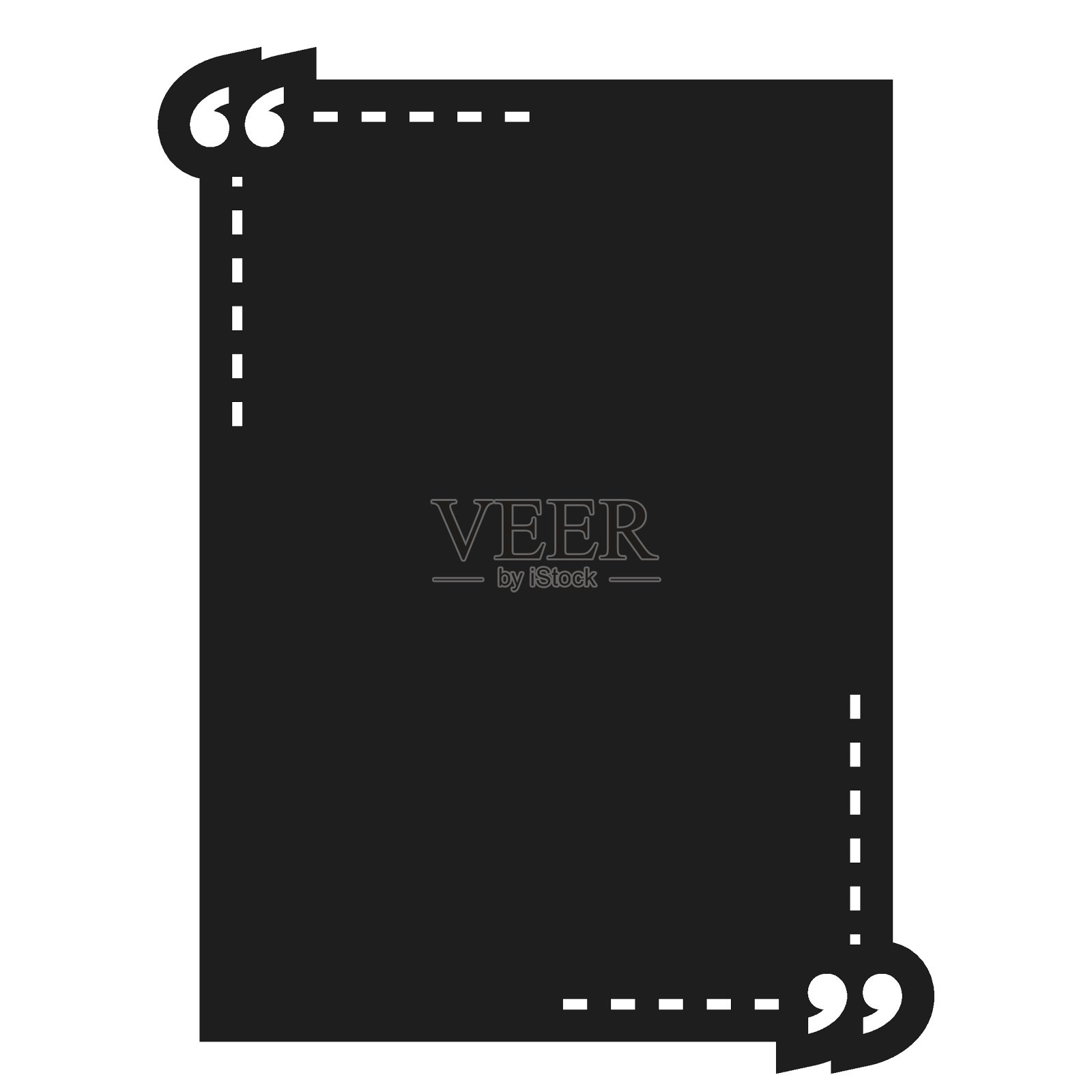 引用图标。报价框框架,大集。发短信说盒子。空白模板引用文本信息设计框引用气泡博客引用符号。创意矢量横幅插图。向量刷背景。插画图片素材