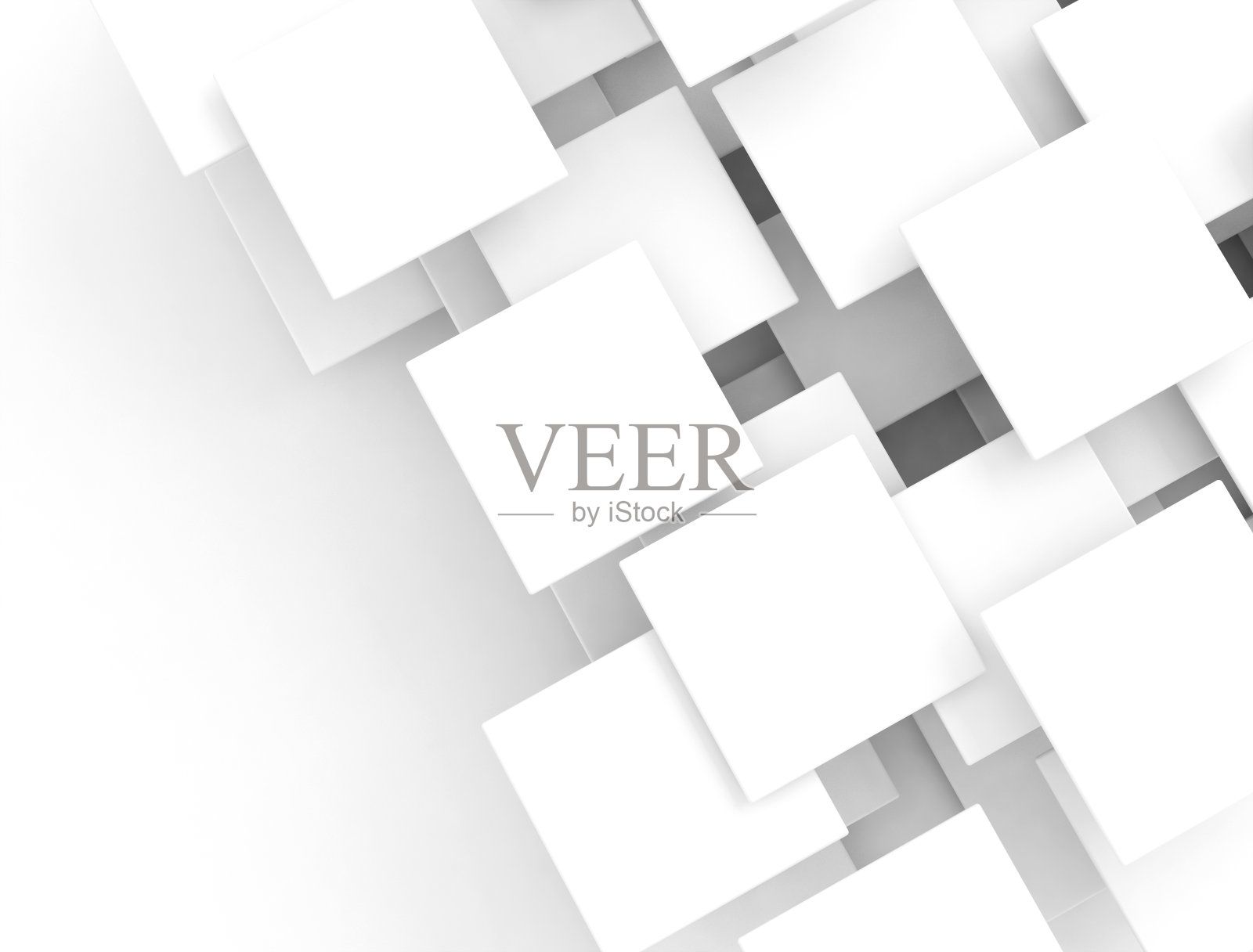 白色重叠空白方块照片摄影图片