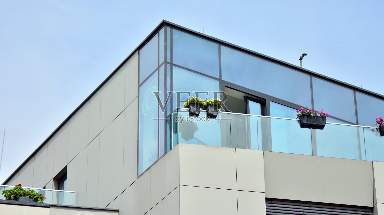 碎片的现代豪华住宅公寓,家庭住宅的建筑理念。照片摄影图片