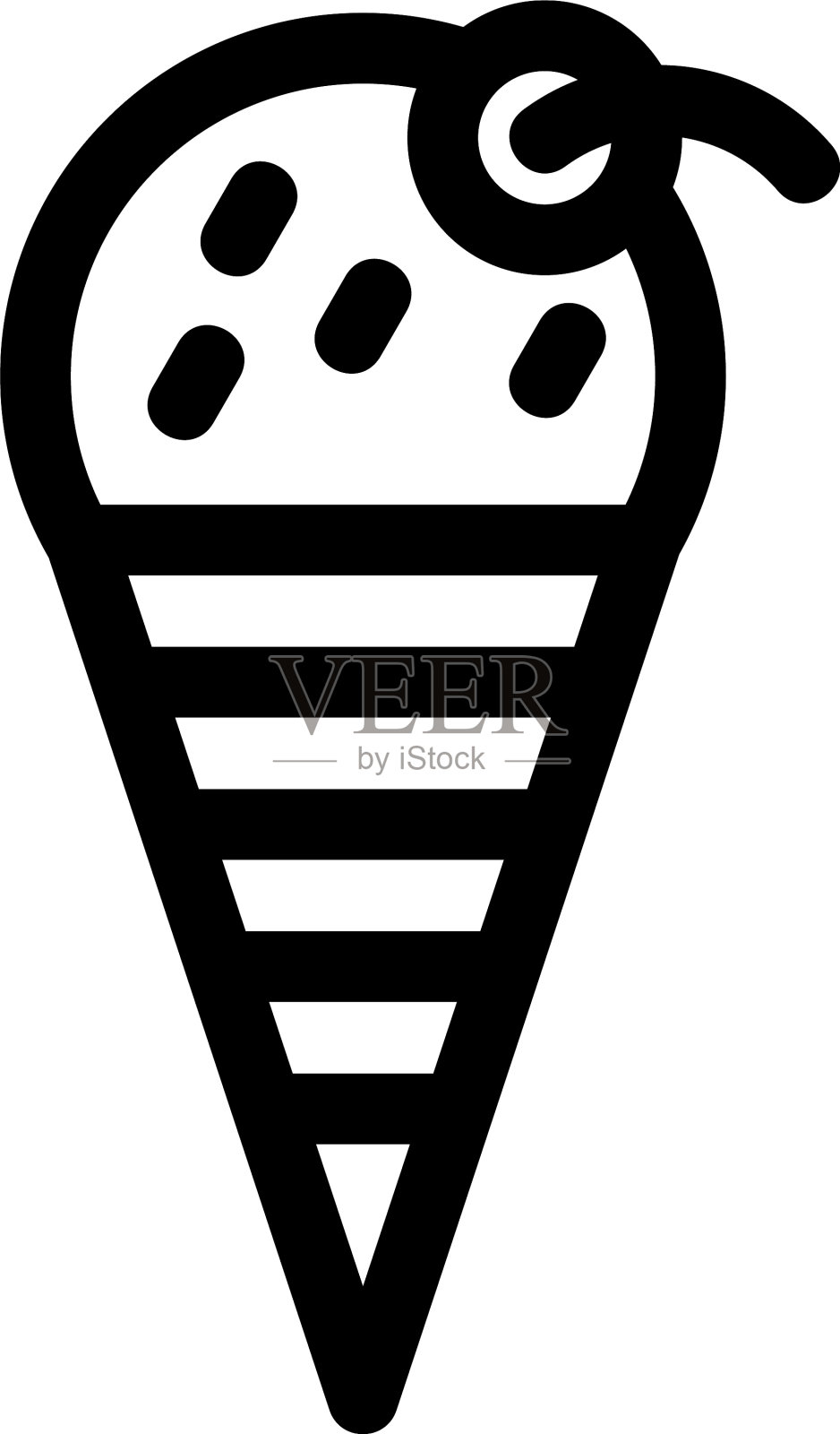 冰淇淋图标或标志孤立标志符号图标素材