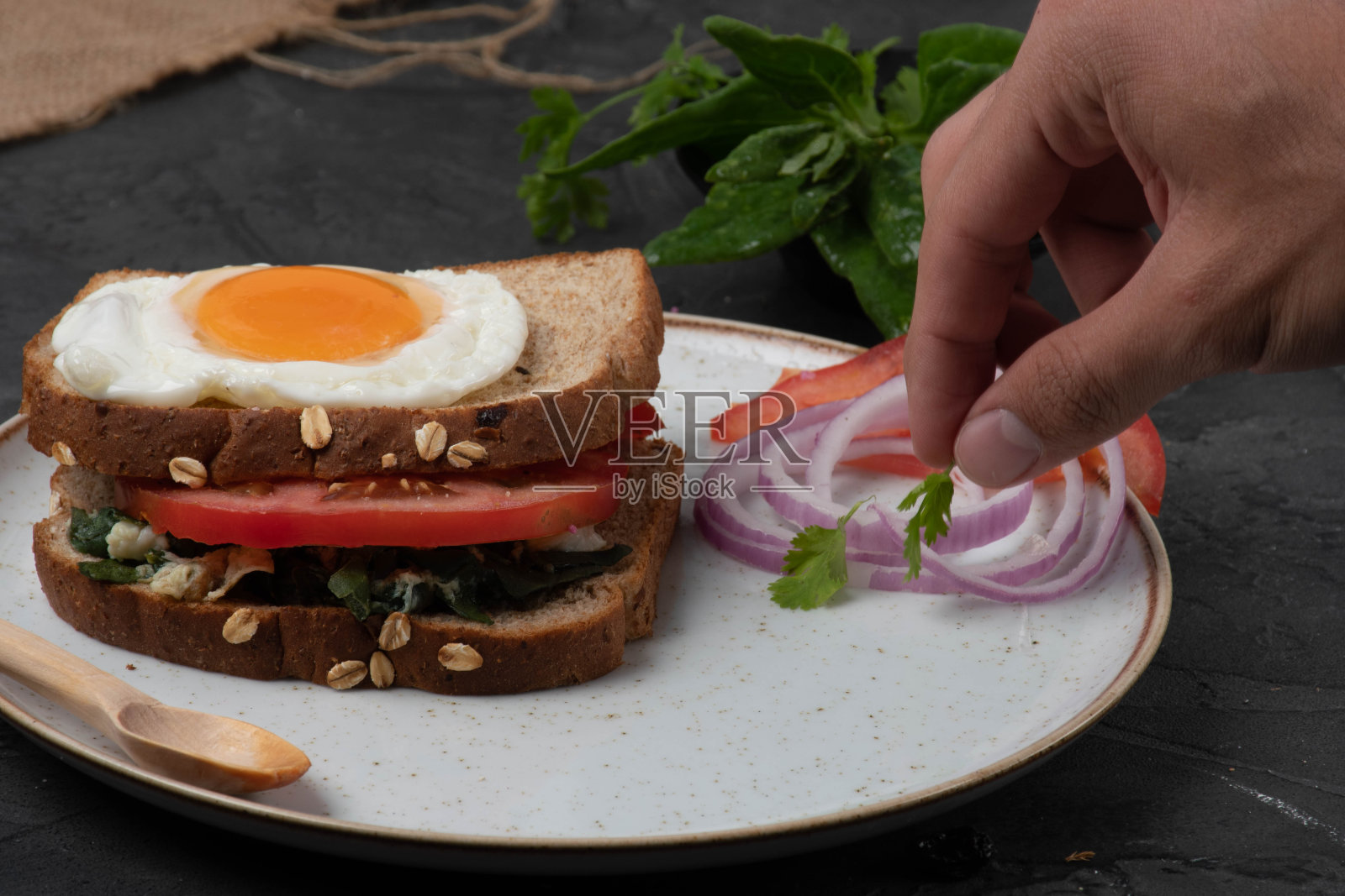 早餐的食物照片摄影图片