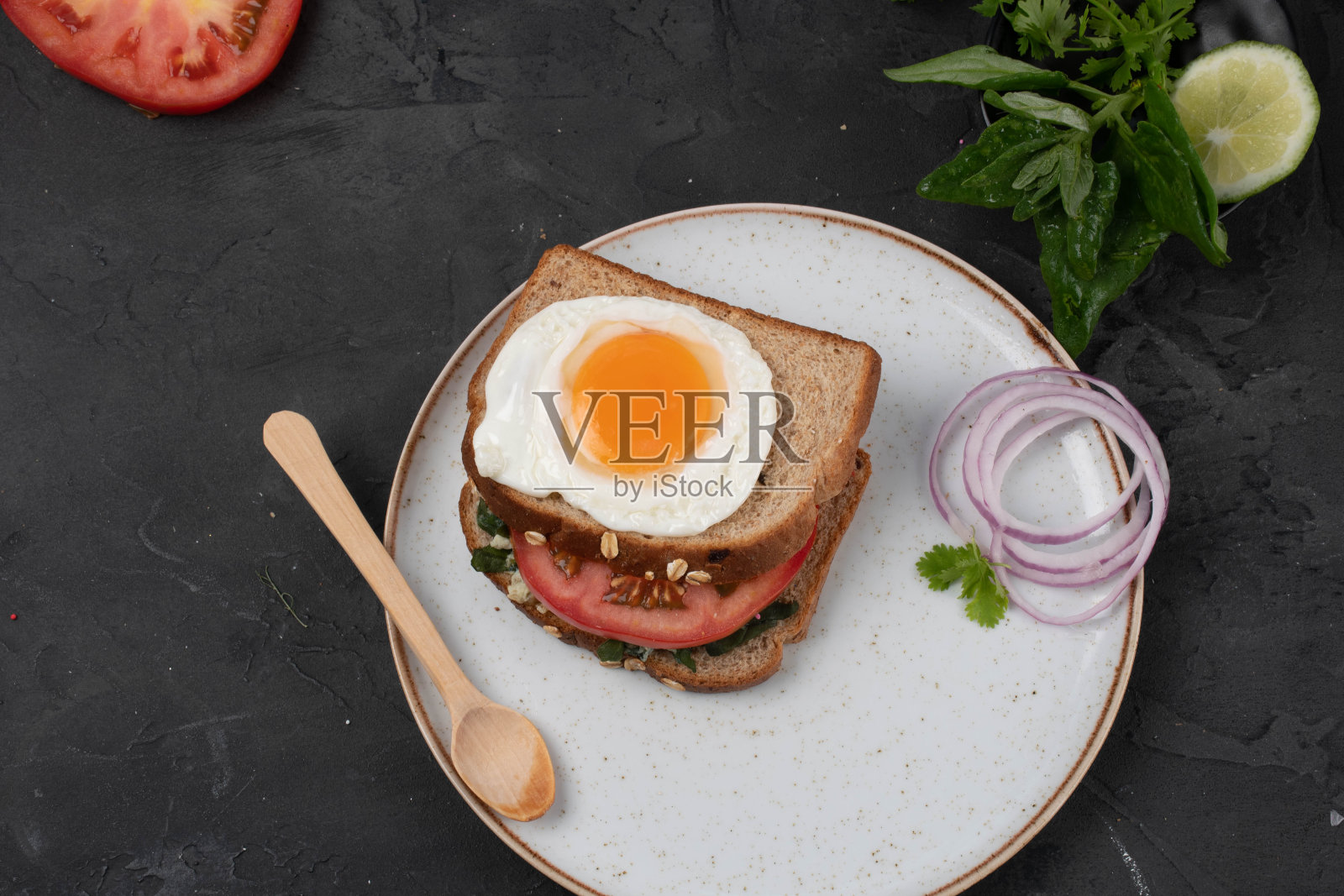 早餐的食物照片摄影图片