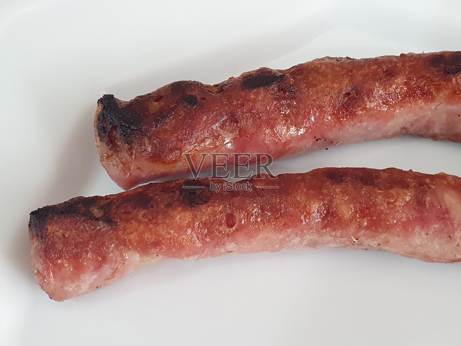 两个香肠照片摄影图片