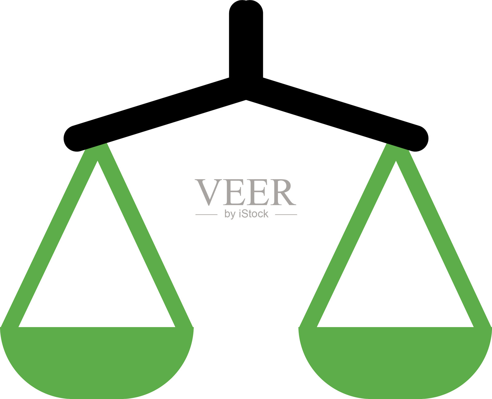 白色背景下的商业规模图标素材