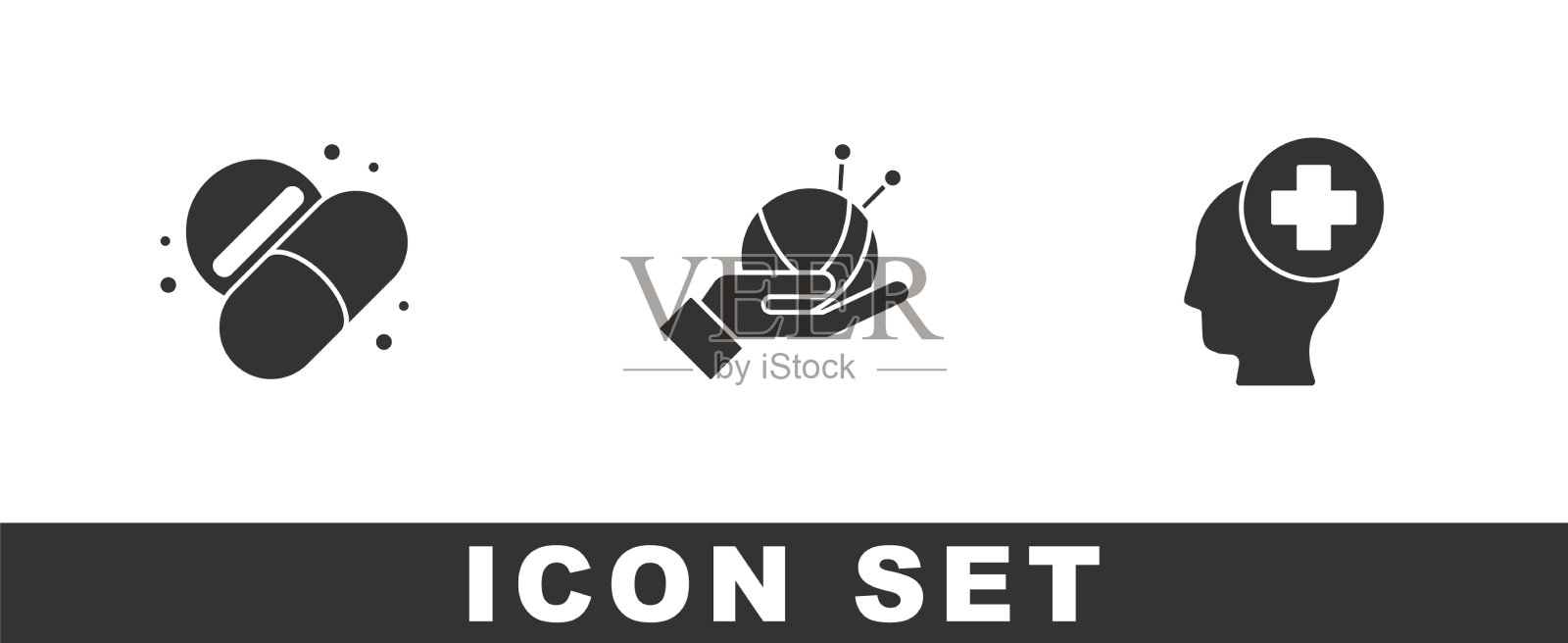 装药丸或片纱球用图标素材