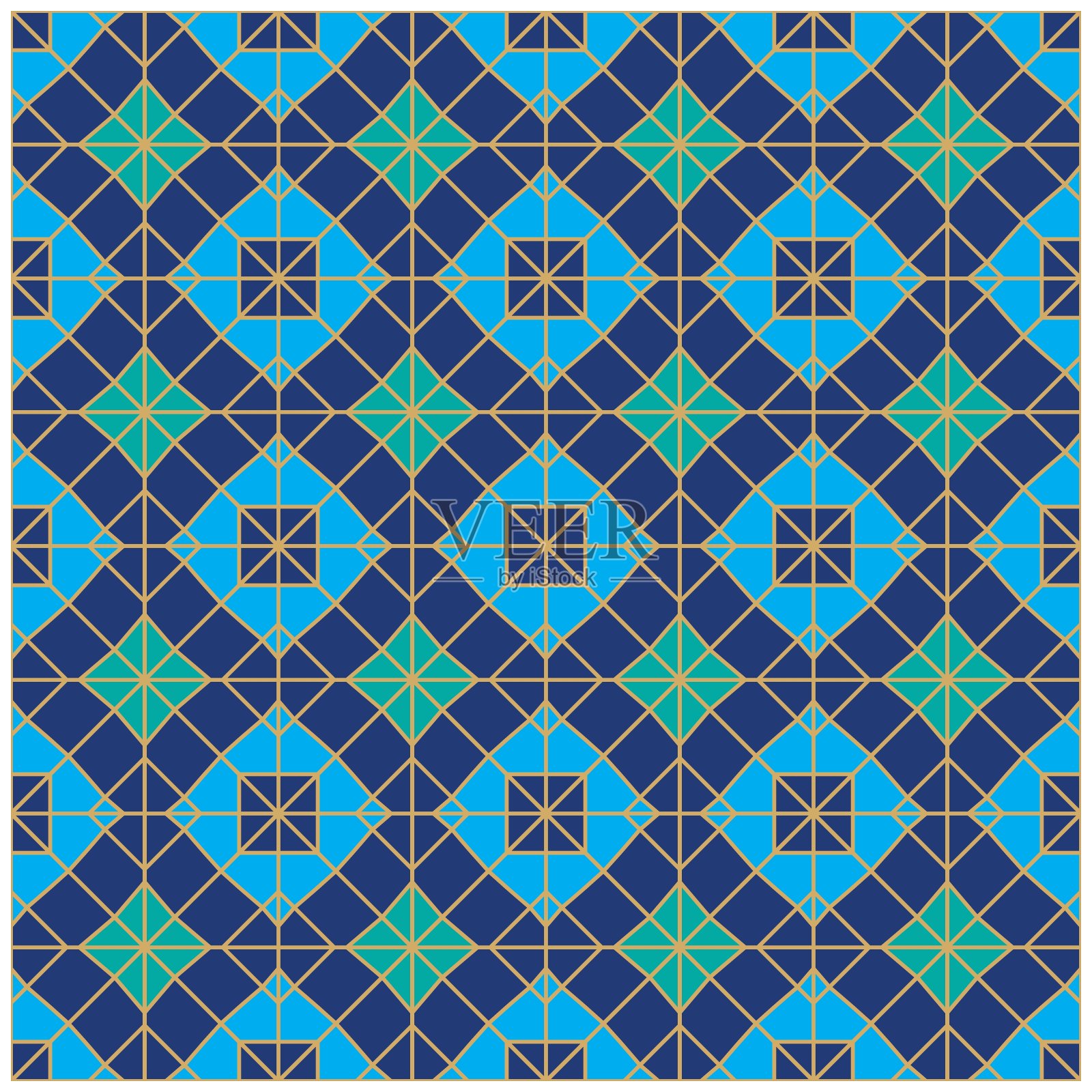 几何图案矢量无缝图案插画图片素材