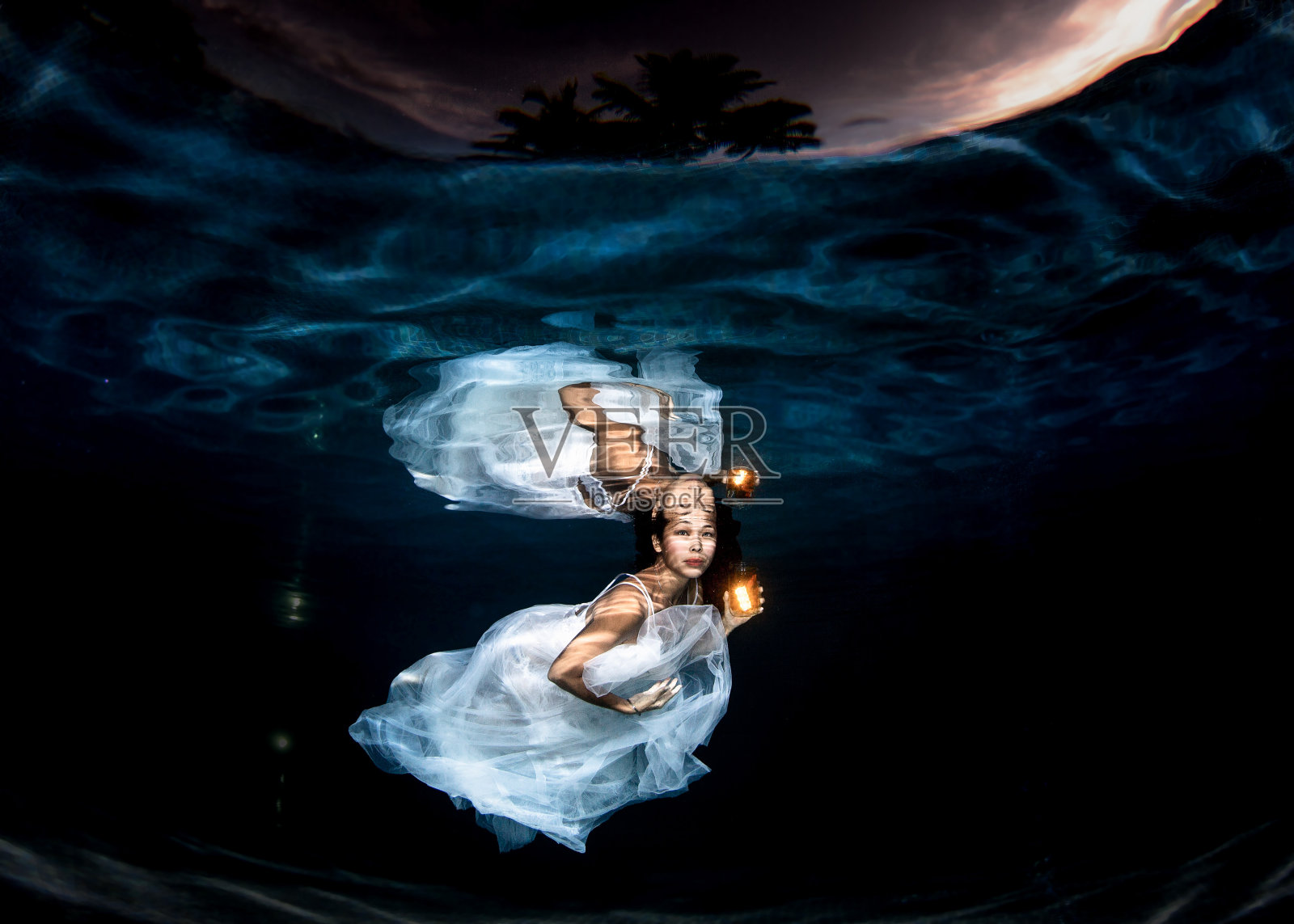 水下时尚照片摄影图片