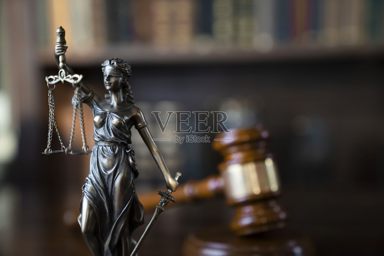 法律的主题。法官室。照片摄影图片