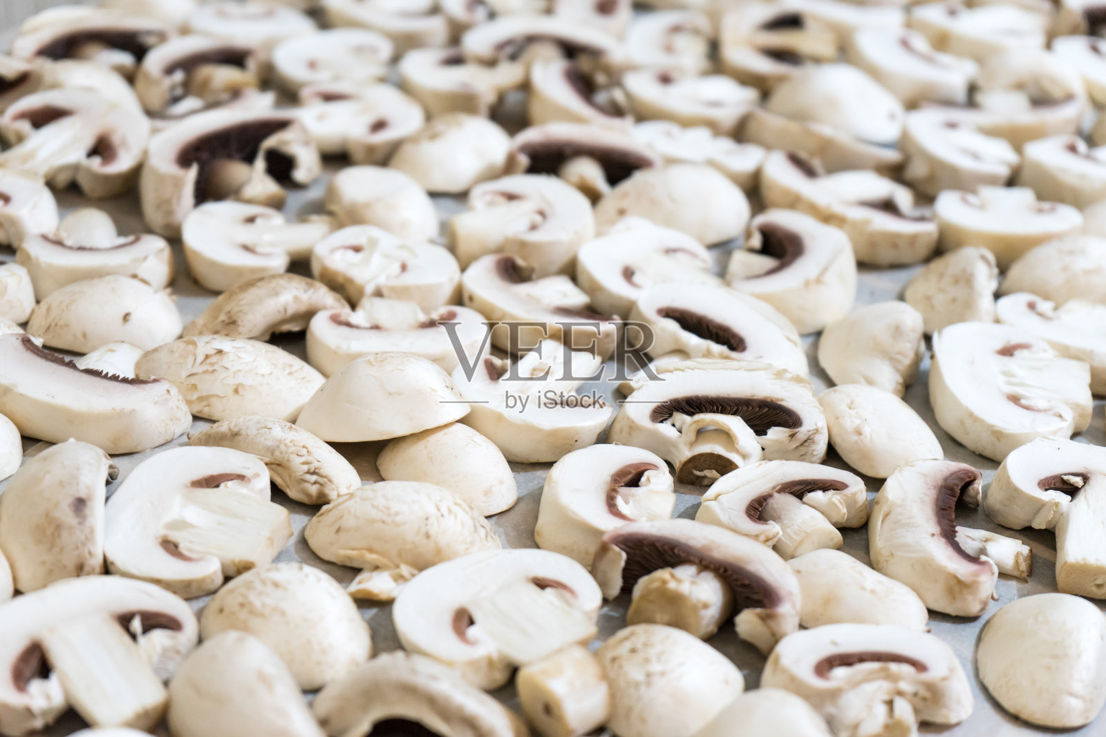 切片蘑菇晾干。特写照片。照片摄影图片