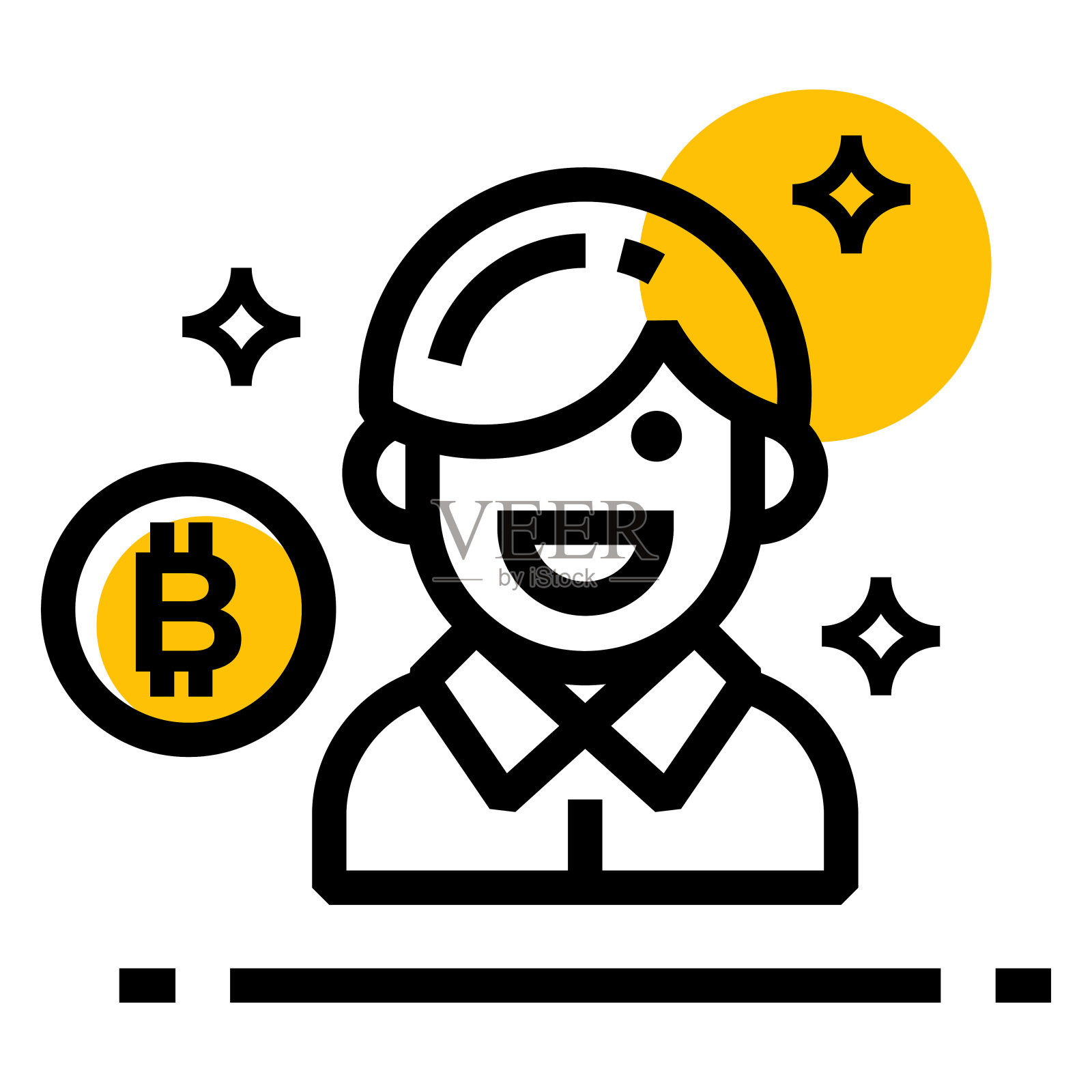 人力和投资图标向量插画图片素材