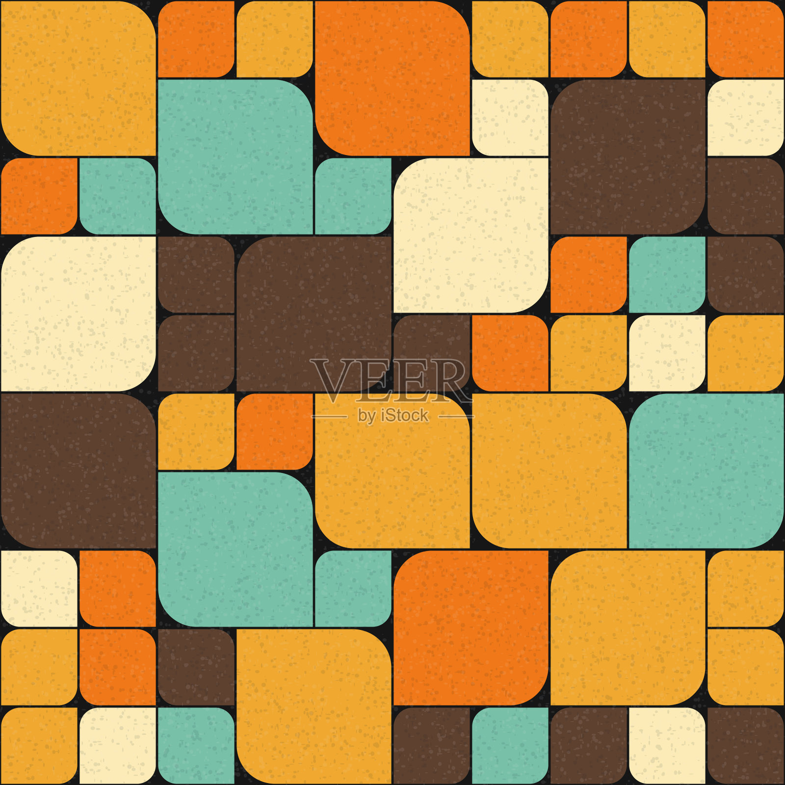 抽象几何图案生成计算艺术插图插画图片素材