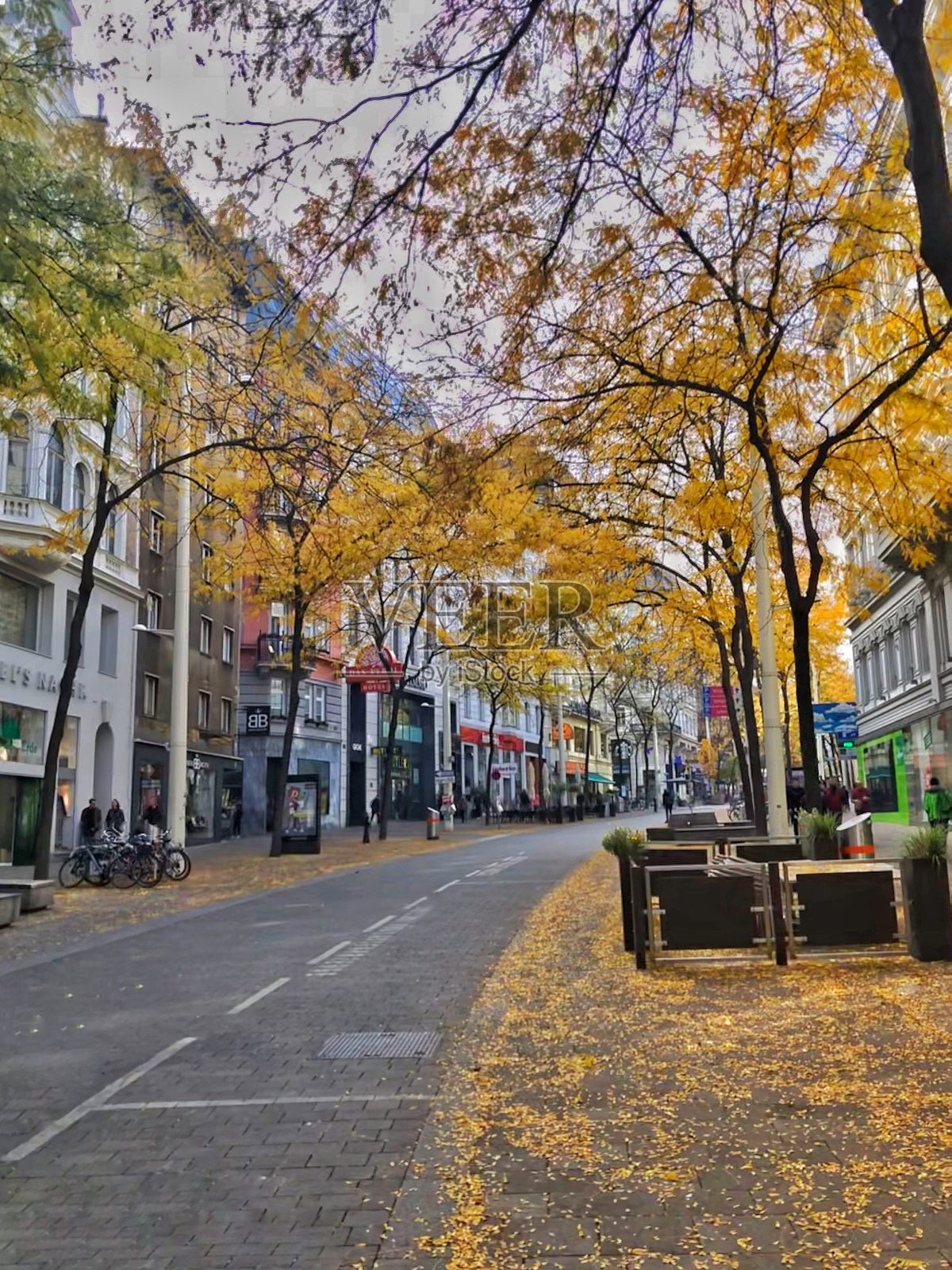 秋天在维也纳照片摄影图片