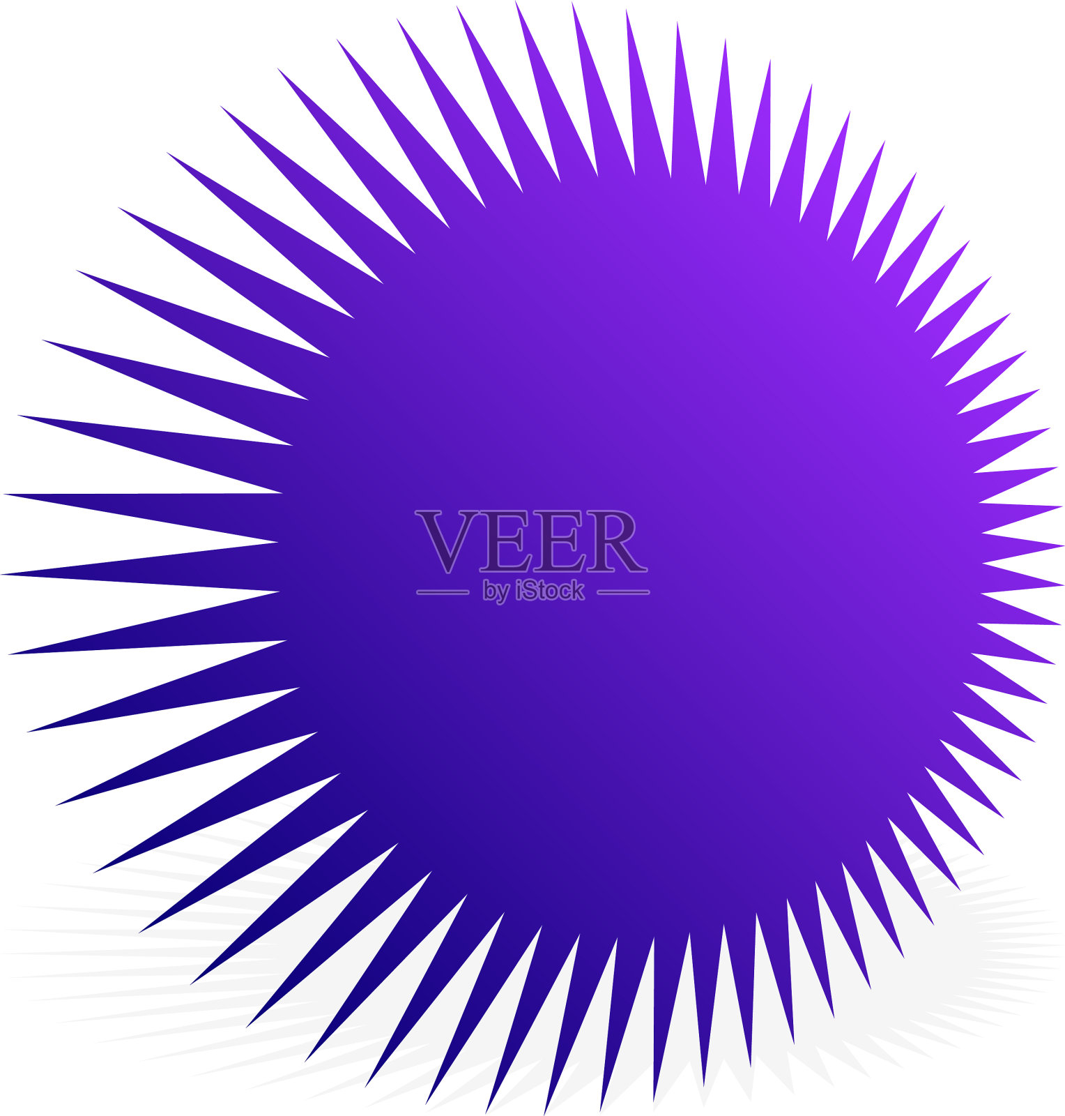 三维透视星爆日爆形状抽象插画图片素材