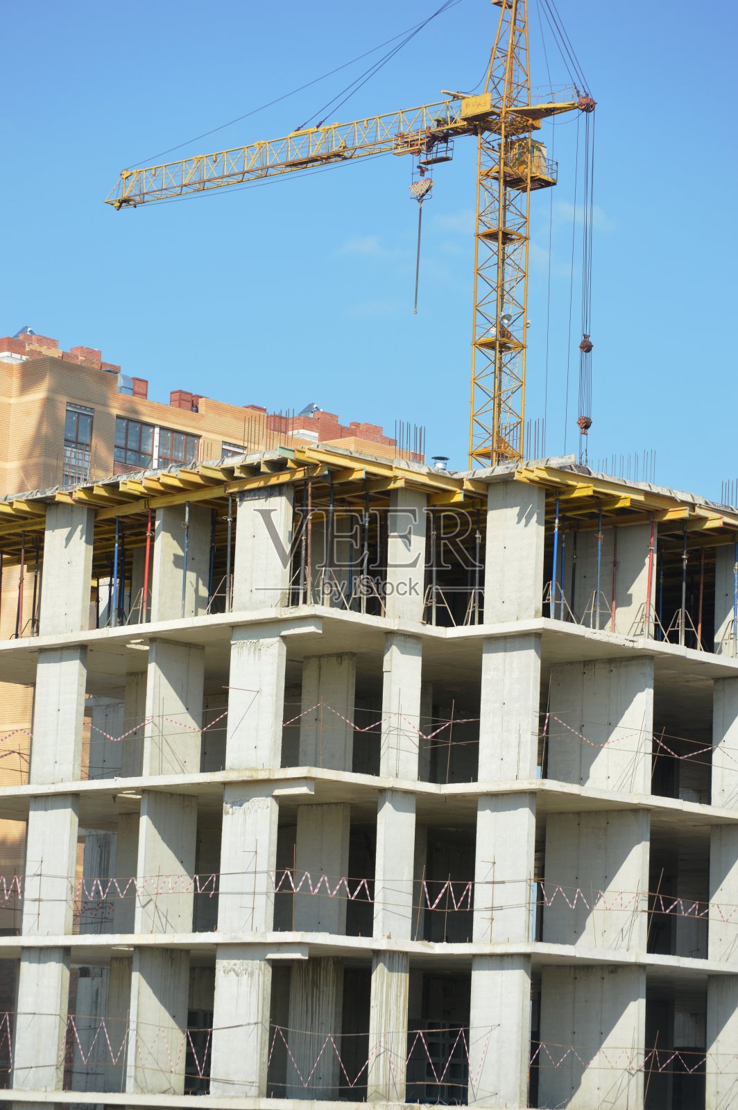 摩天大楼建设中照片摄影图片