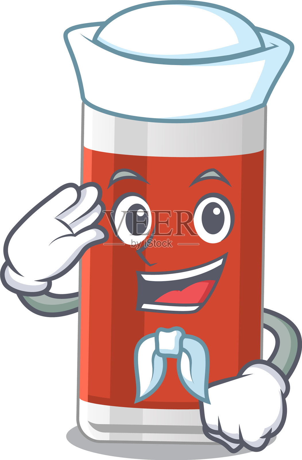 一个勇敢的水手漫画玻璃苹果汁设计元素图片