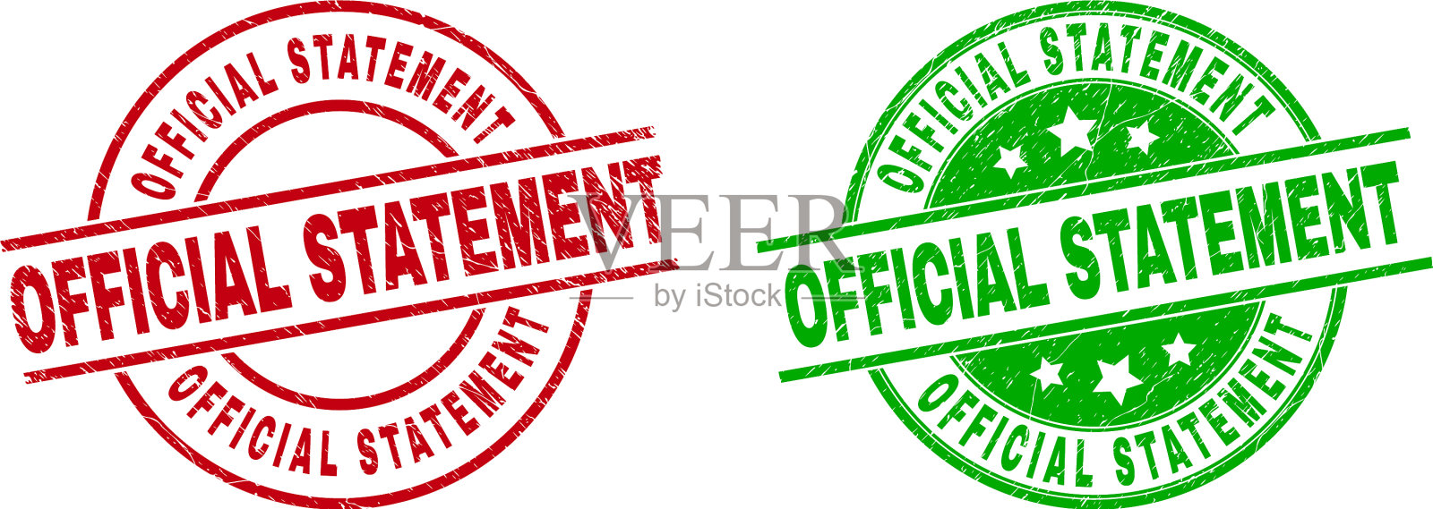 官方声明将水印与垃圾混在一起插画图片素材