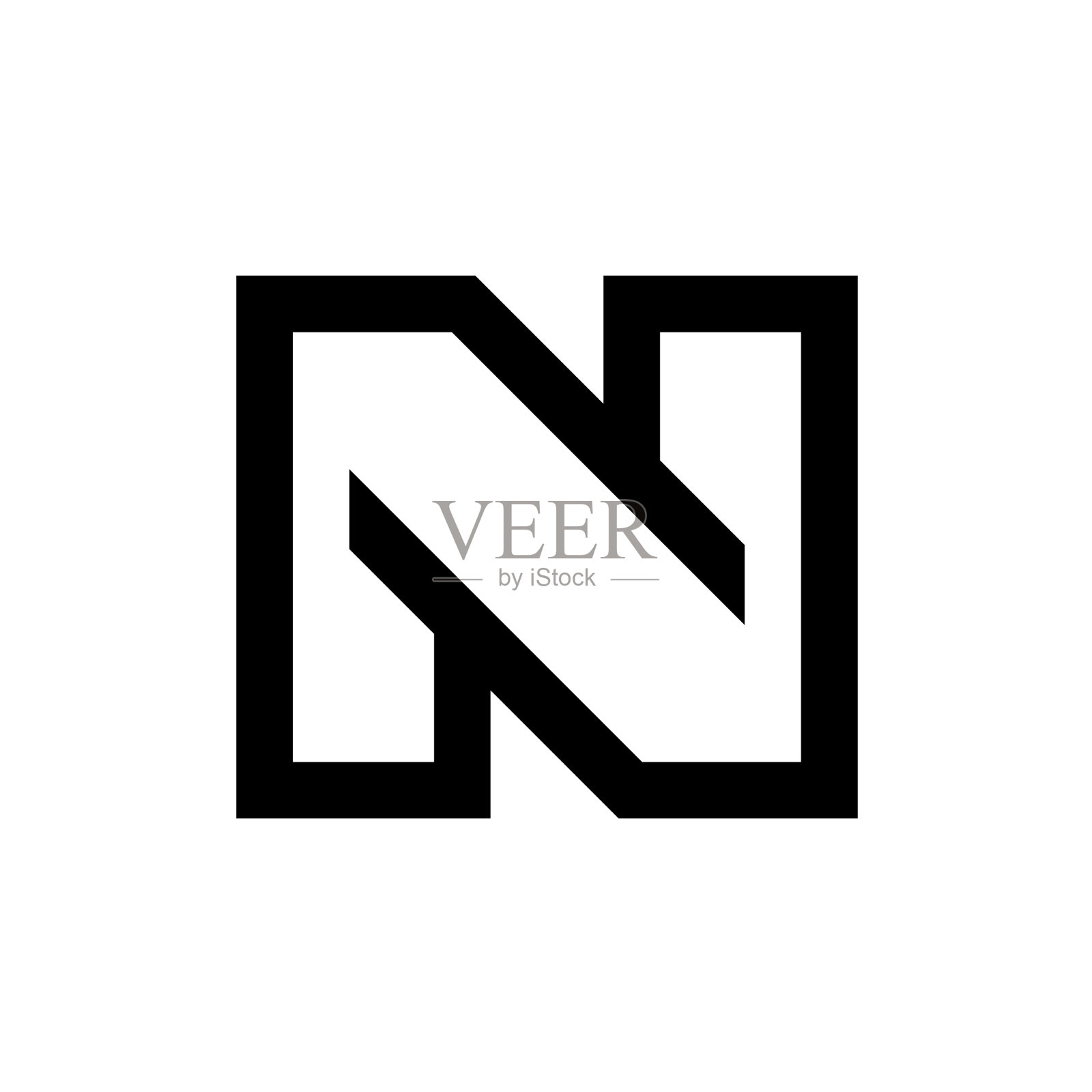 字母n标志设计元素图片