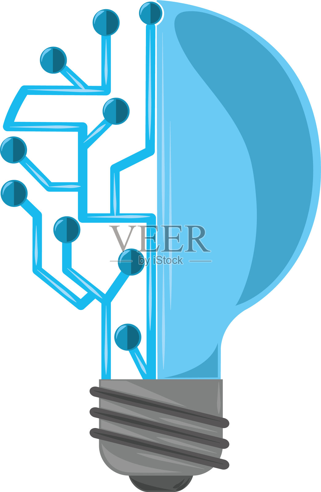 灯泡的技术设计元素图片