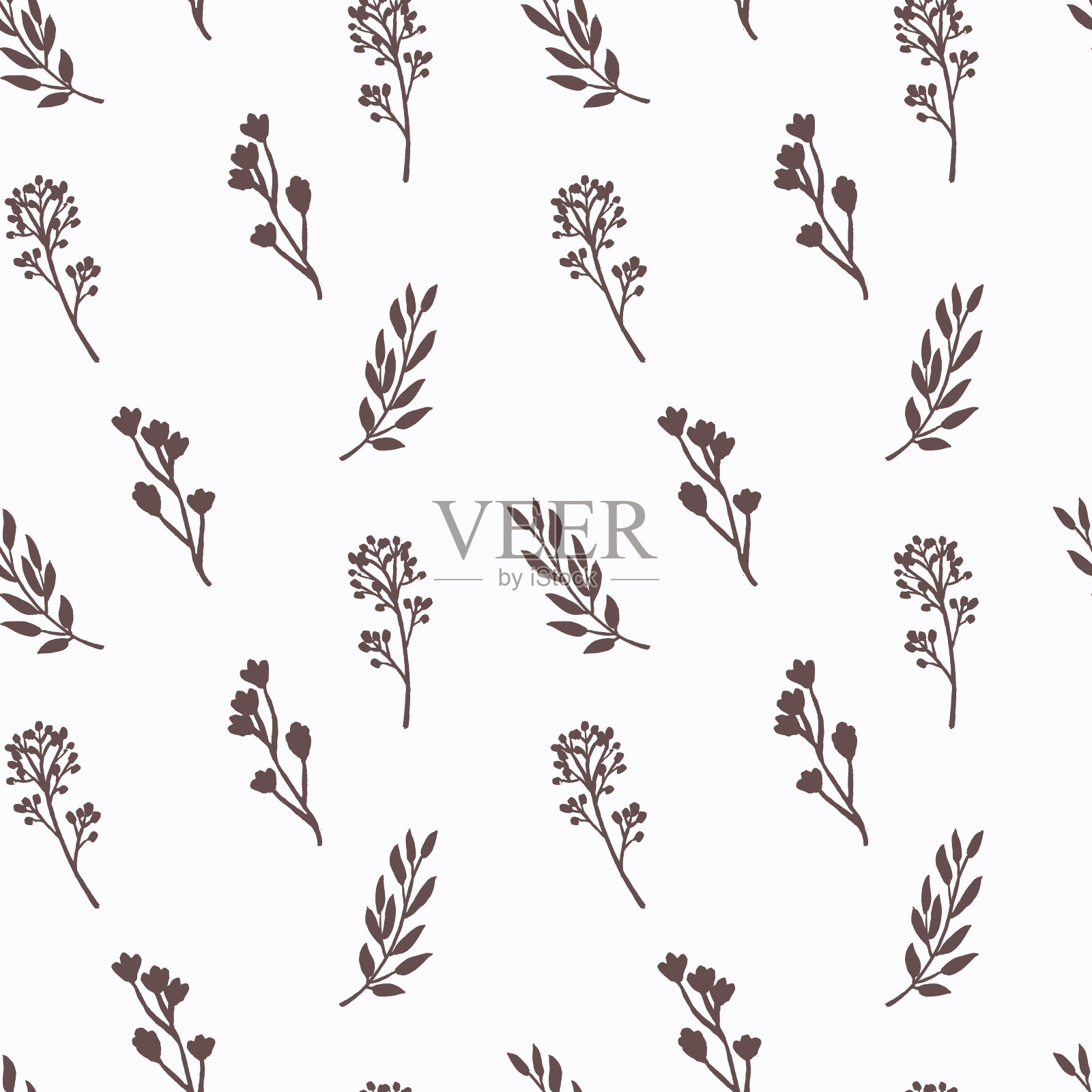 水彩,花卉。水彩花卉无缝纸。图案和无缝背景。理想的印刷织物和纸张或剪贴簿。手绘插图。印刷手绘风格。插画图片素材