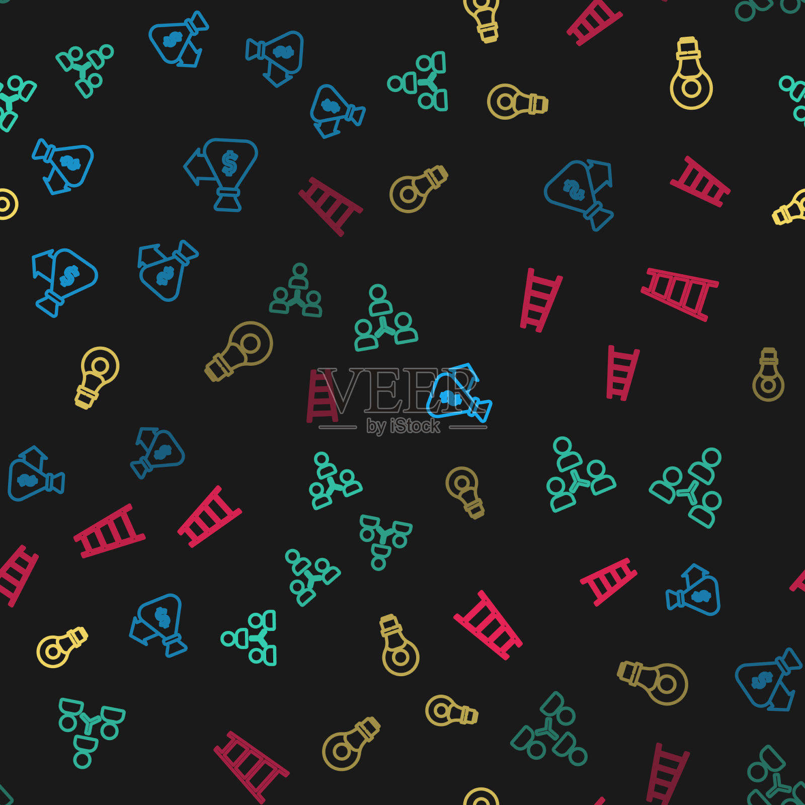 设行钱袋工程队基地头用图标素材