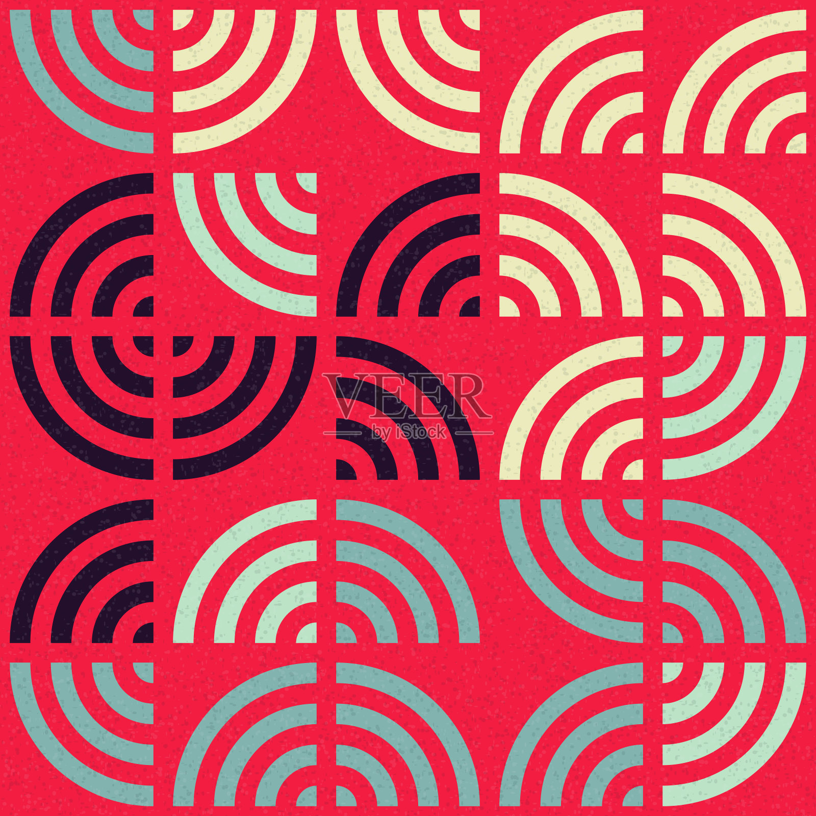 抽象几何图案生成计算艺术插图插画图片素材