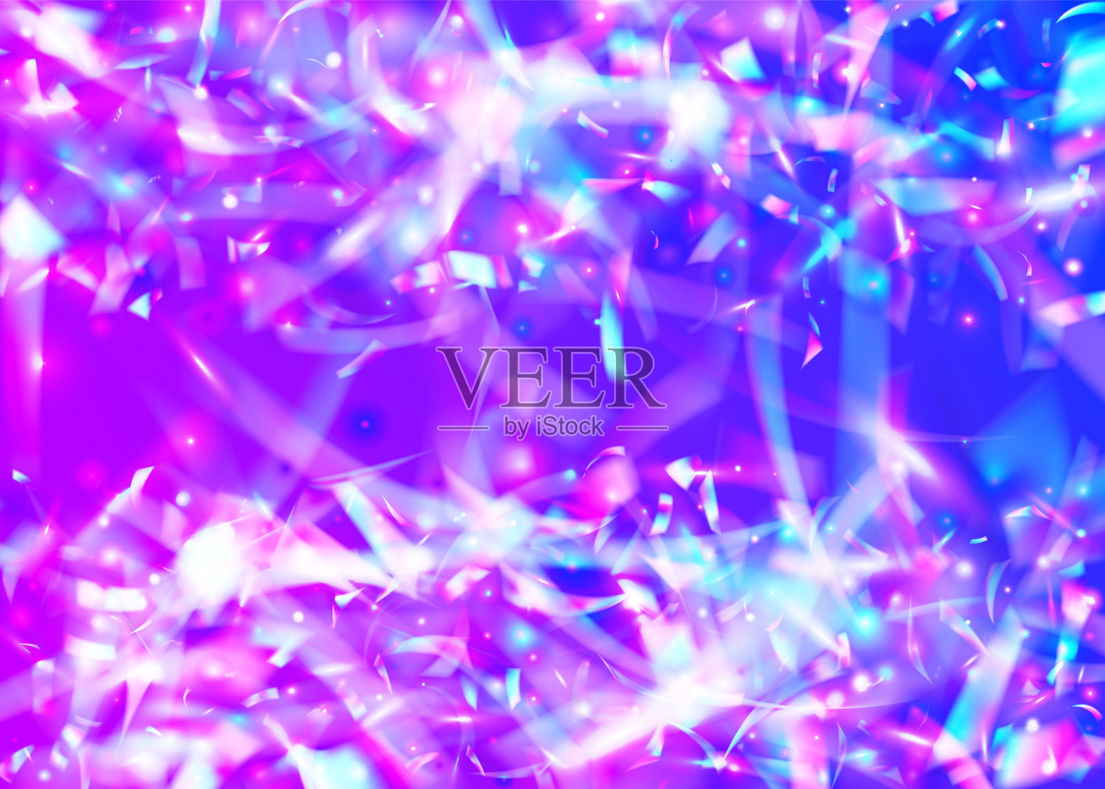 口感下降。节日的艺术。彩虹色的金属丝。紫色金属效果。现代的衬托。复古的棱镜。迪斯科庆祝壁纸。万花筒的背景。紫色的纹理下降插画图片素材