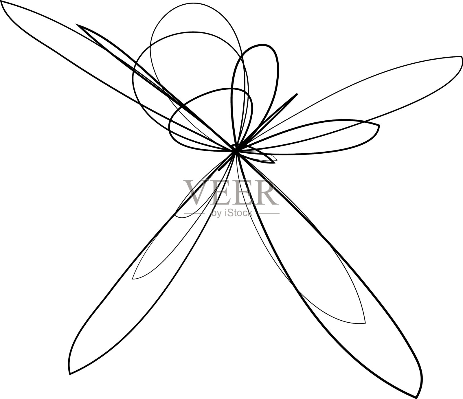 抽象几何线条艺术线条设计元素插画图片素材