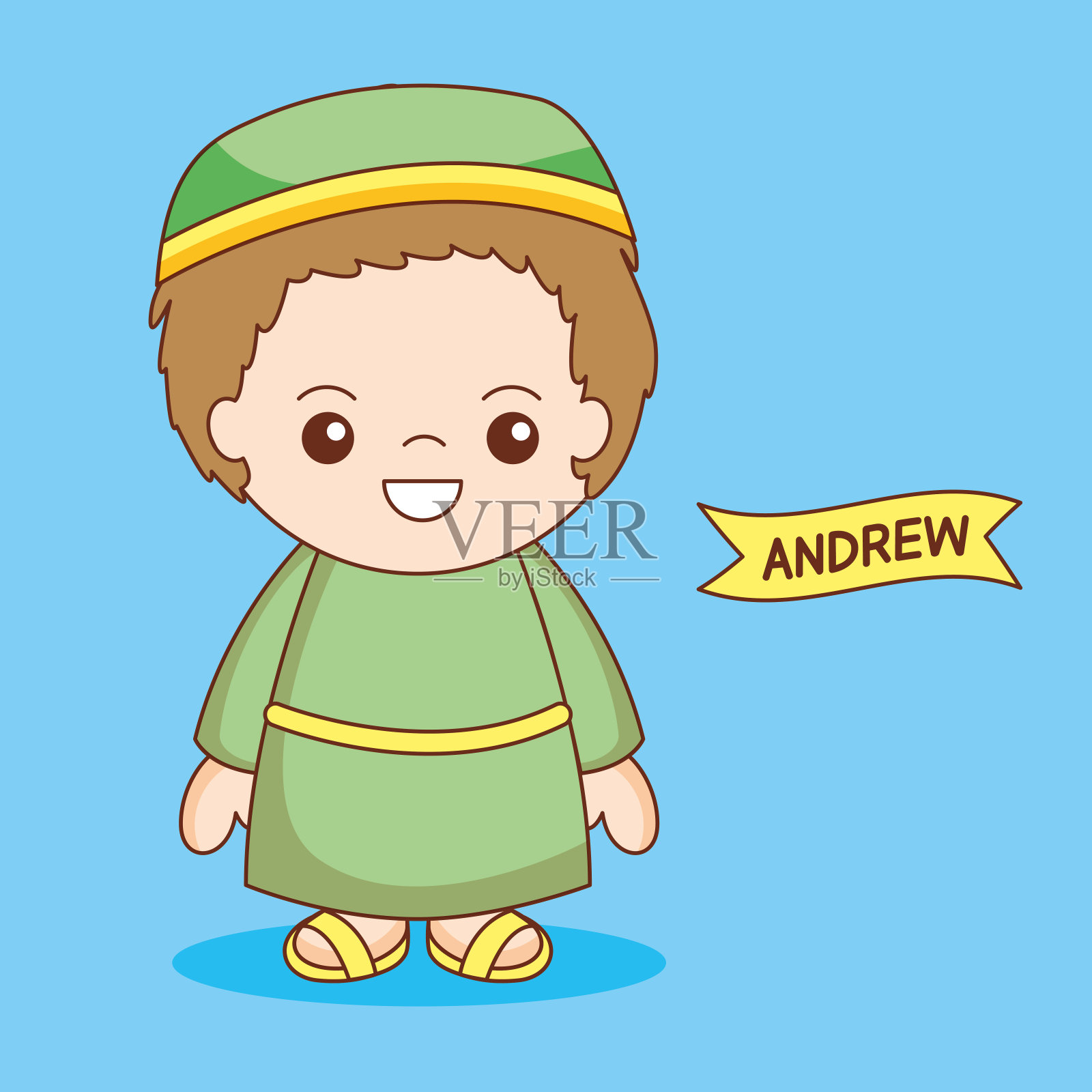 耶稣的门徒漫画设计元素图片