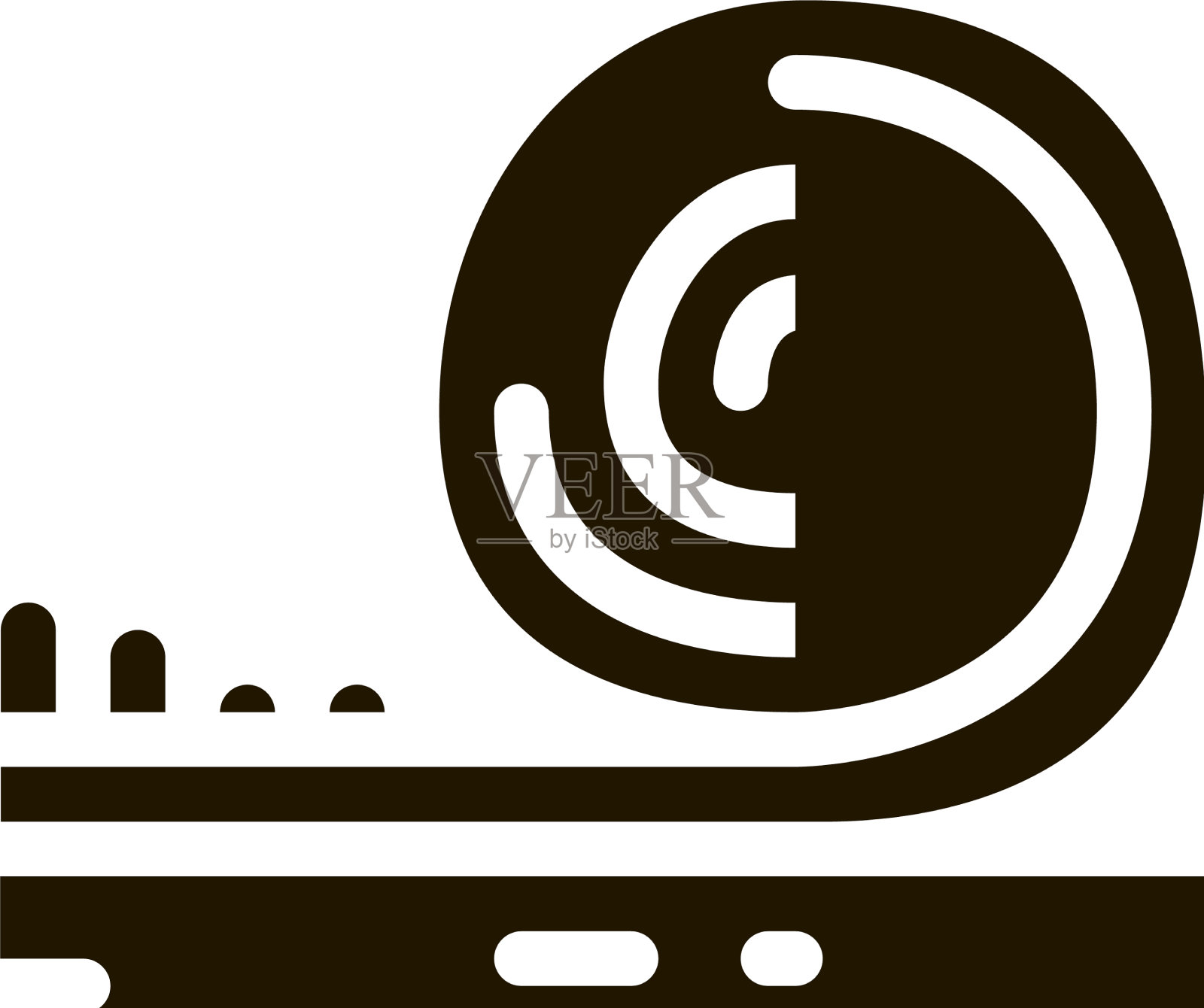 滚动人造草皮图标字形图标素材