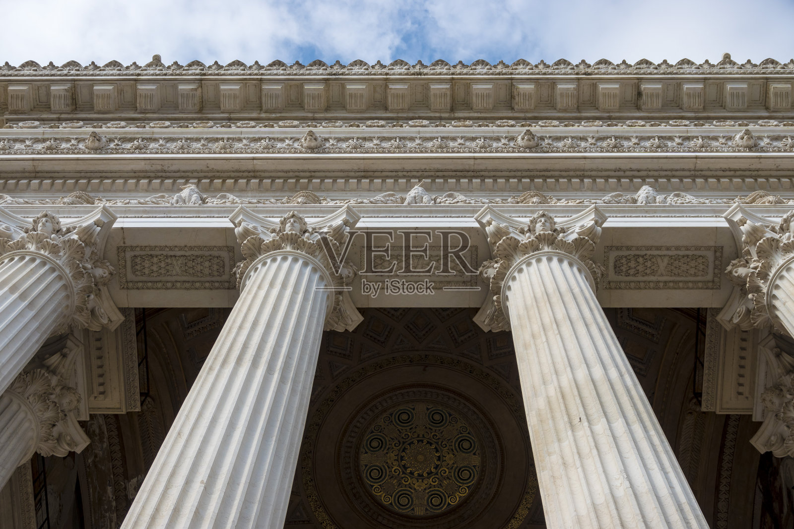 意大利罗马的古罗马圆柱照片摄影图片