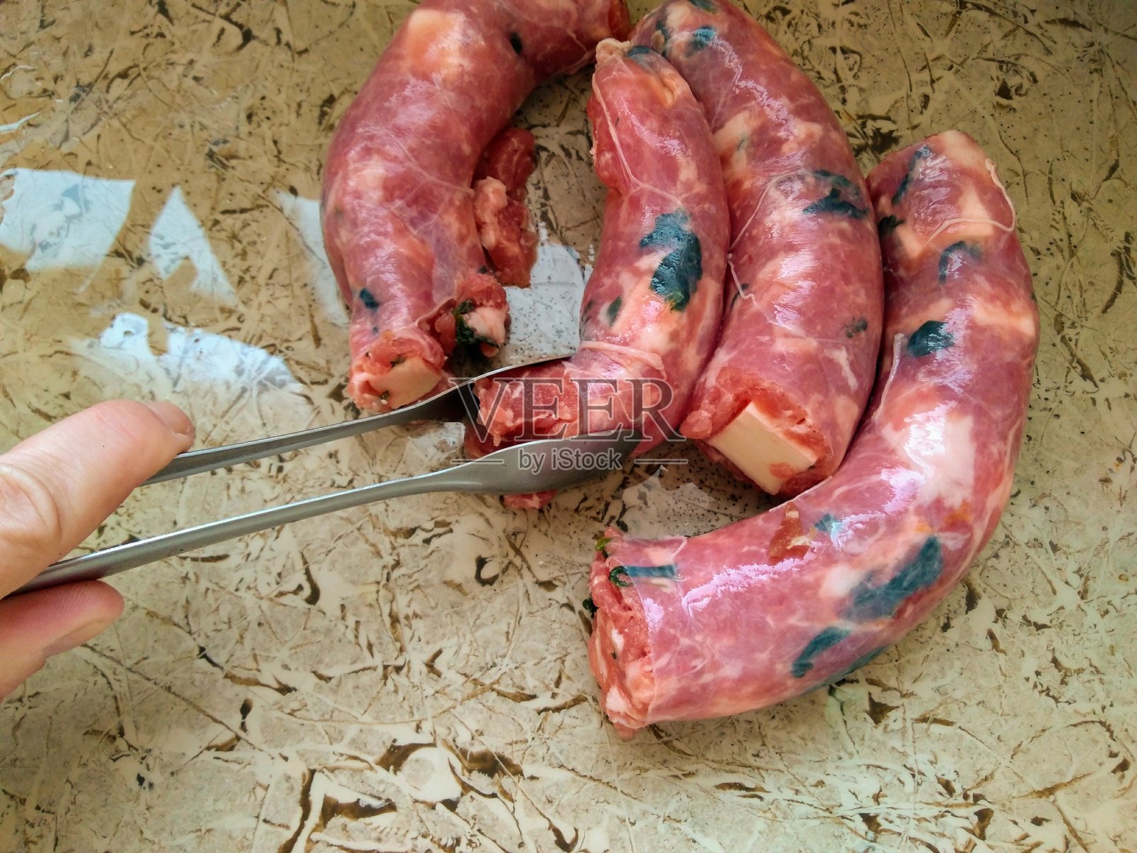 猪肉香肠照片摄影图片