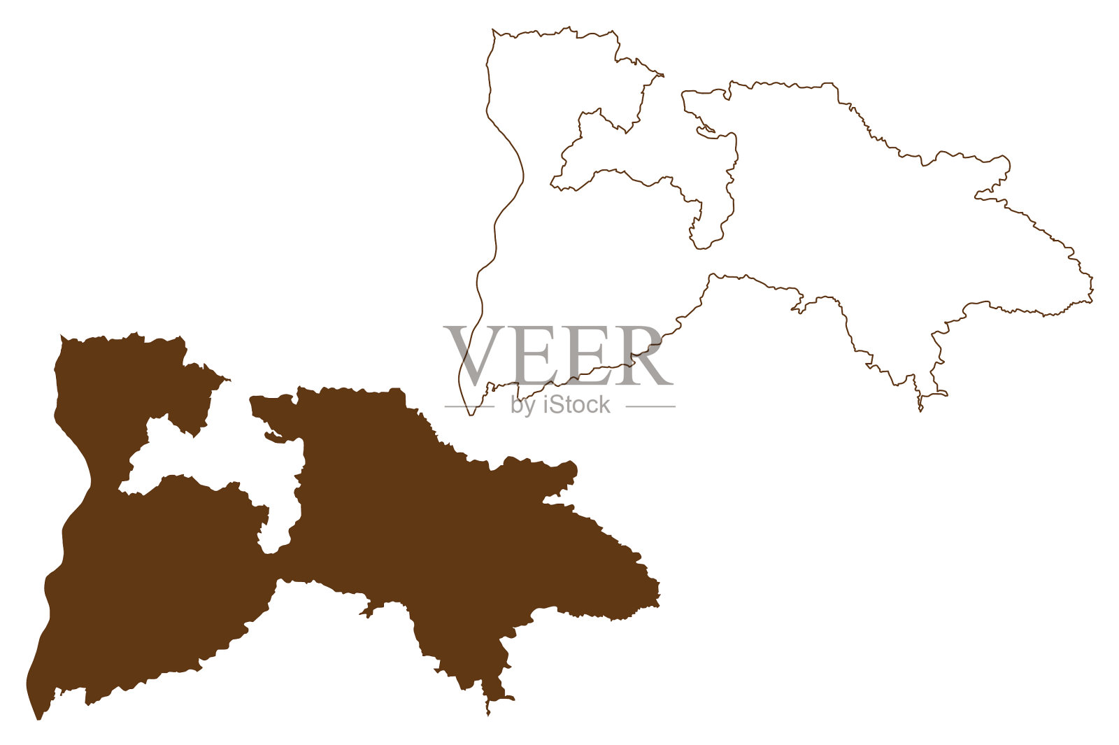 布雷斯高-霍奇瓦茨瓦尔德区联邦插画图片素材