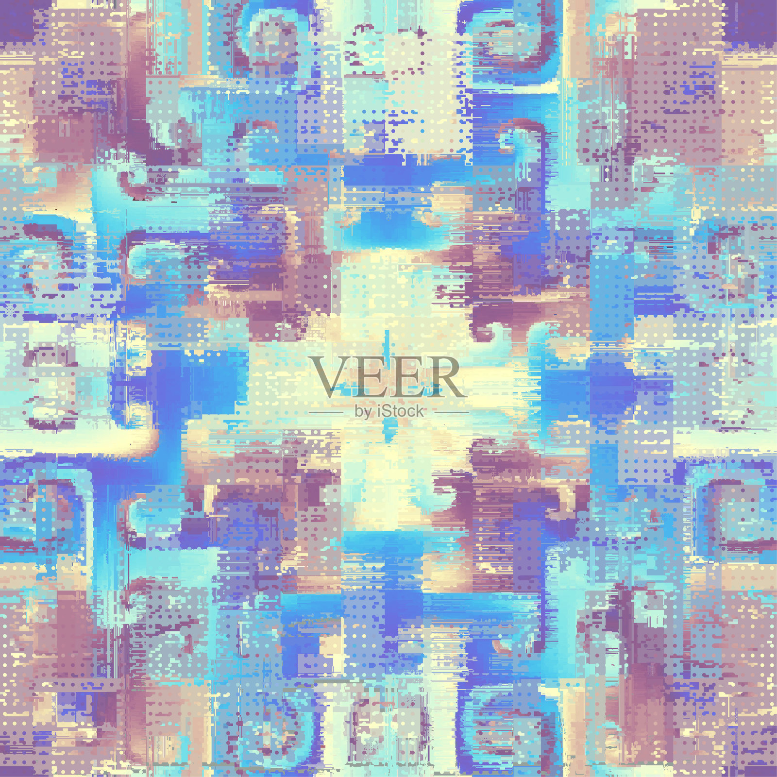 图像与模仿垃圾数据amoshing插画图片素材